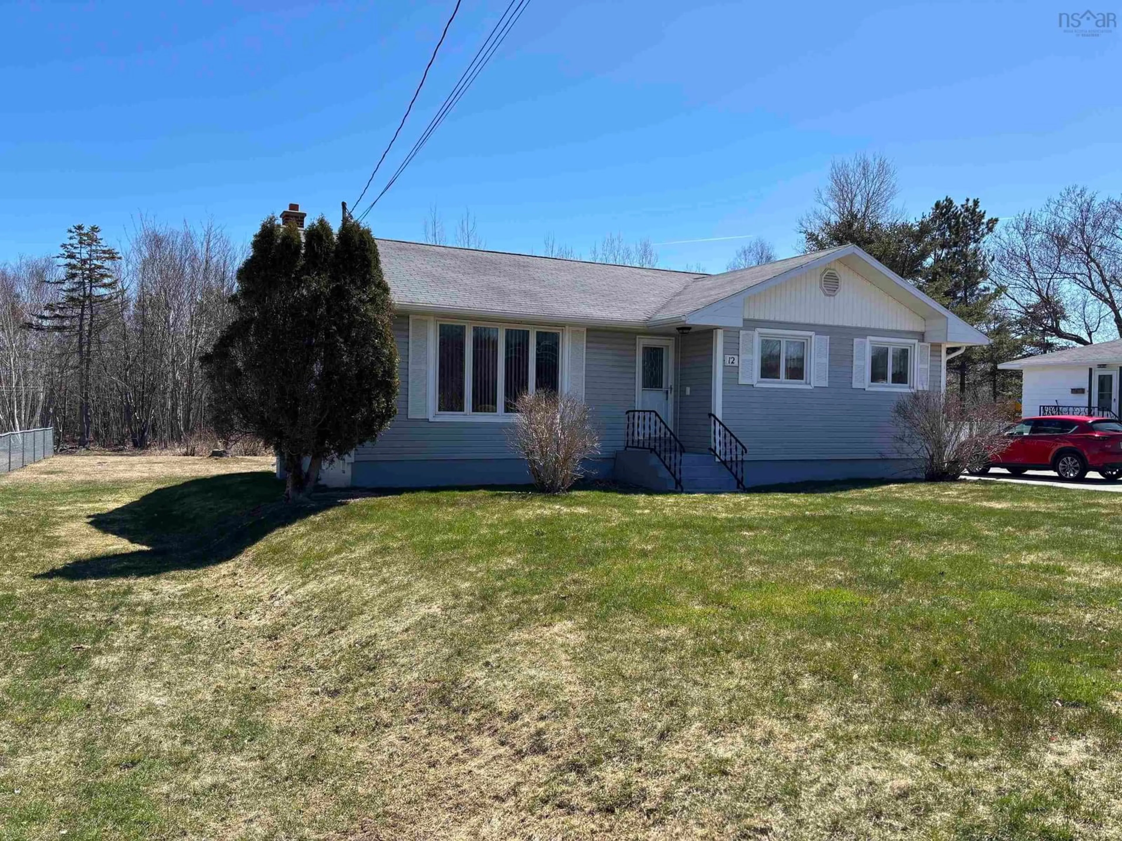 A pic from outside/outdoor area/front of a property/back of a property/a pic from drone, street for 12 Wilkie Avenue, North Sydney Nova Scotia B2A 1Y4