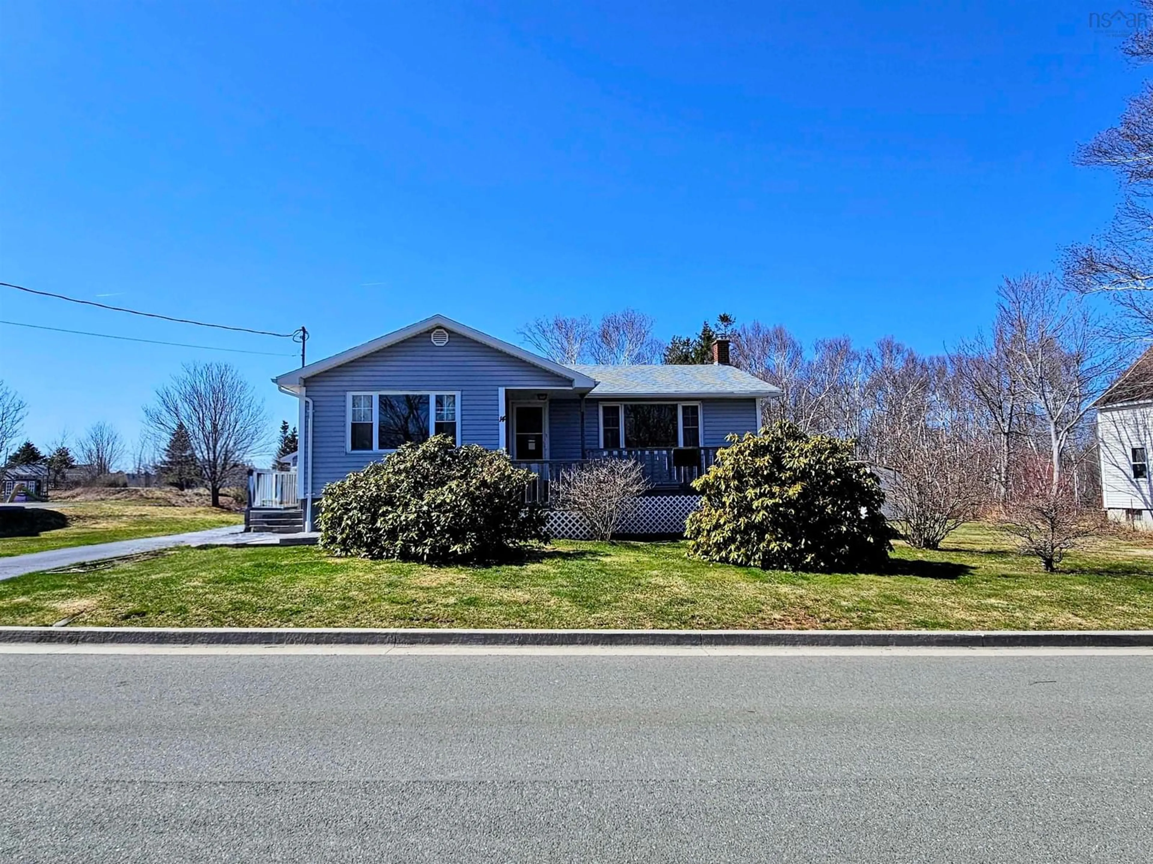 A pic from outside/outdoor area/front of a property/back of a property/a pic from drone, street for 14 Edina St, Glace Bay Nova Scotia B1A 1G7