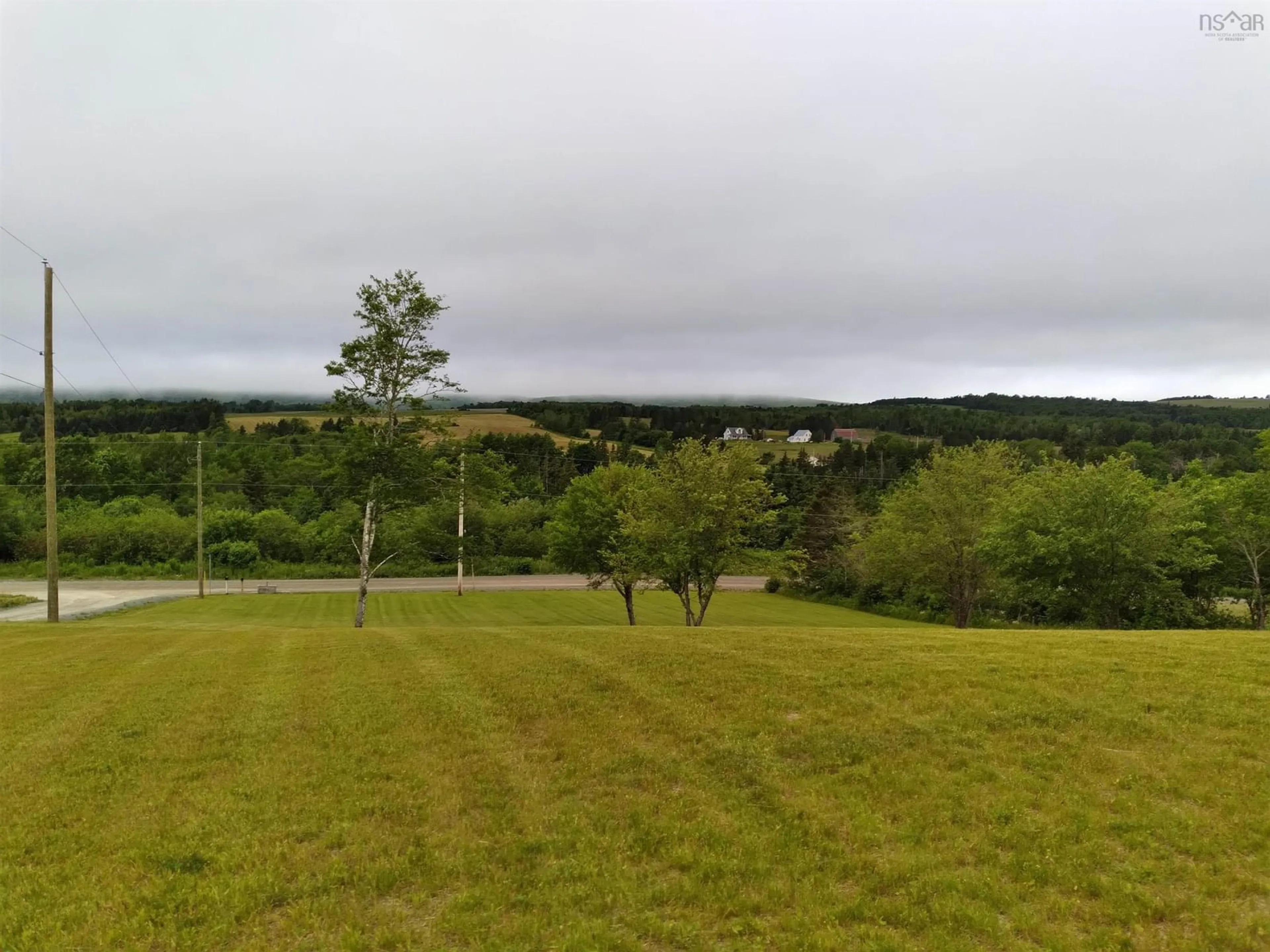 A pic from outside/outdoor area/front of a property/back of a property/a pic from drone, forest/trees view for 17 Birds Eye View Lane  B2g 2l1, Antigonish Nova Scotia B2G 2L1