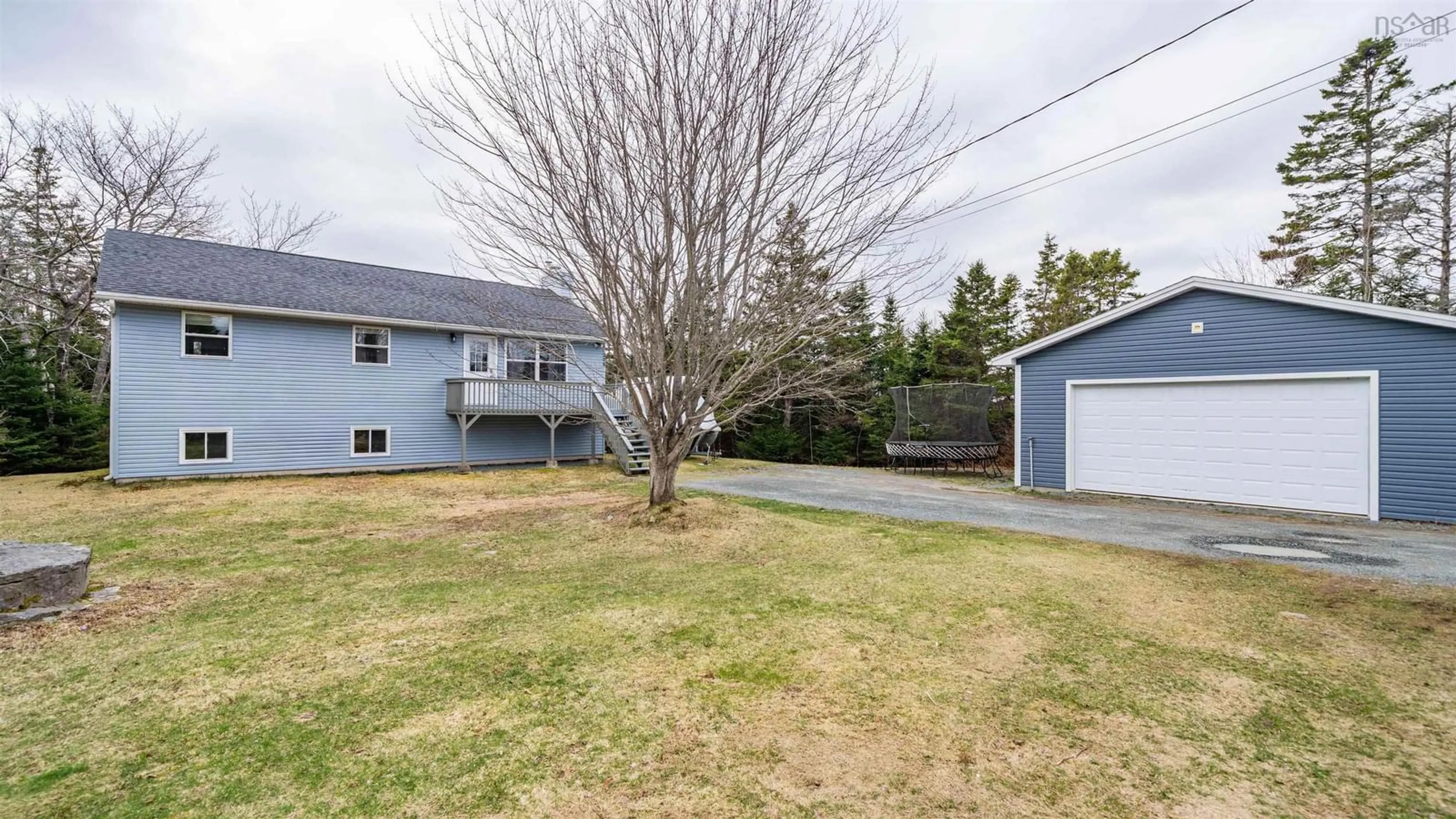 A pic from outside/outdoor area/front of a property/back of a property/a pic from drone, street for 206 Les Collins Ave, West Chezzetcook Nova Scotia B0J 2L0