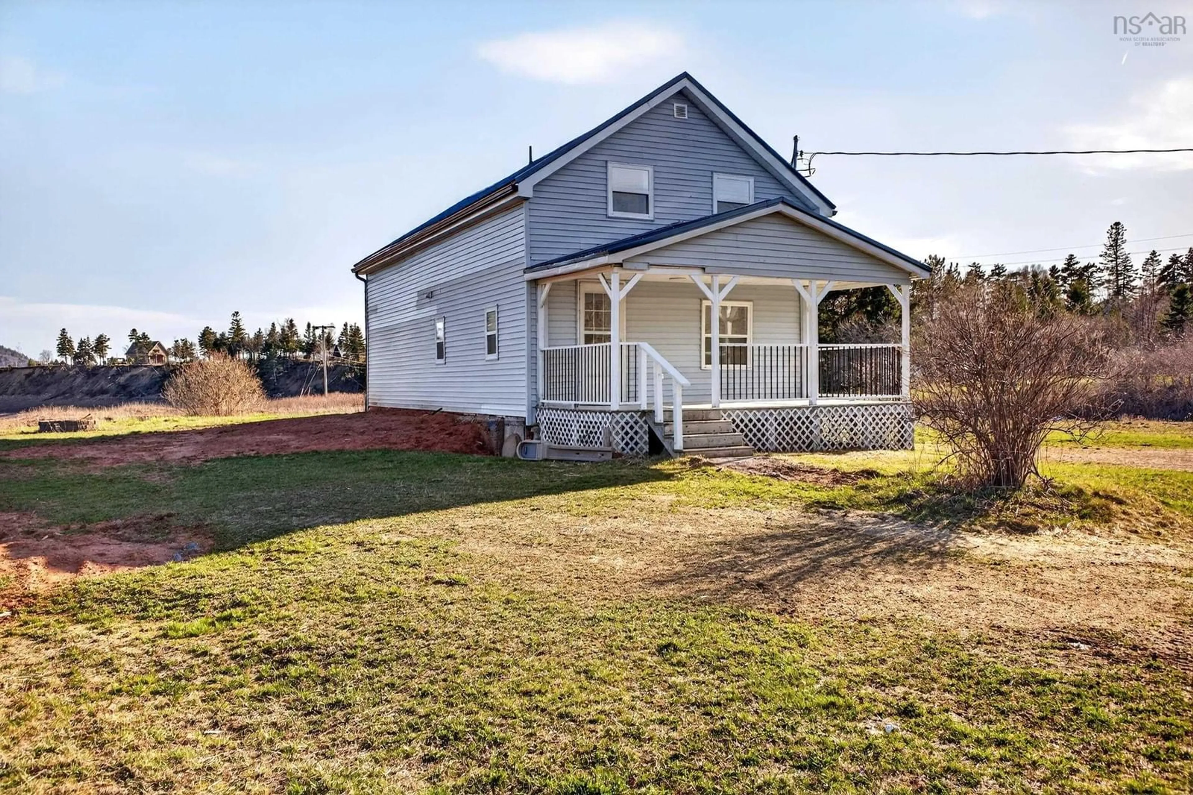 A pic from outside/outdoor area/front of a property/back of a property/a pic from drone, building for 376 Highway 2 Hwy, Lower Five Islands Nova Scotia B0M 1N0