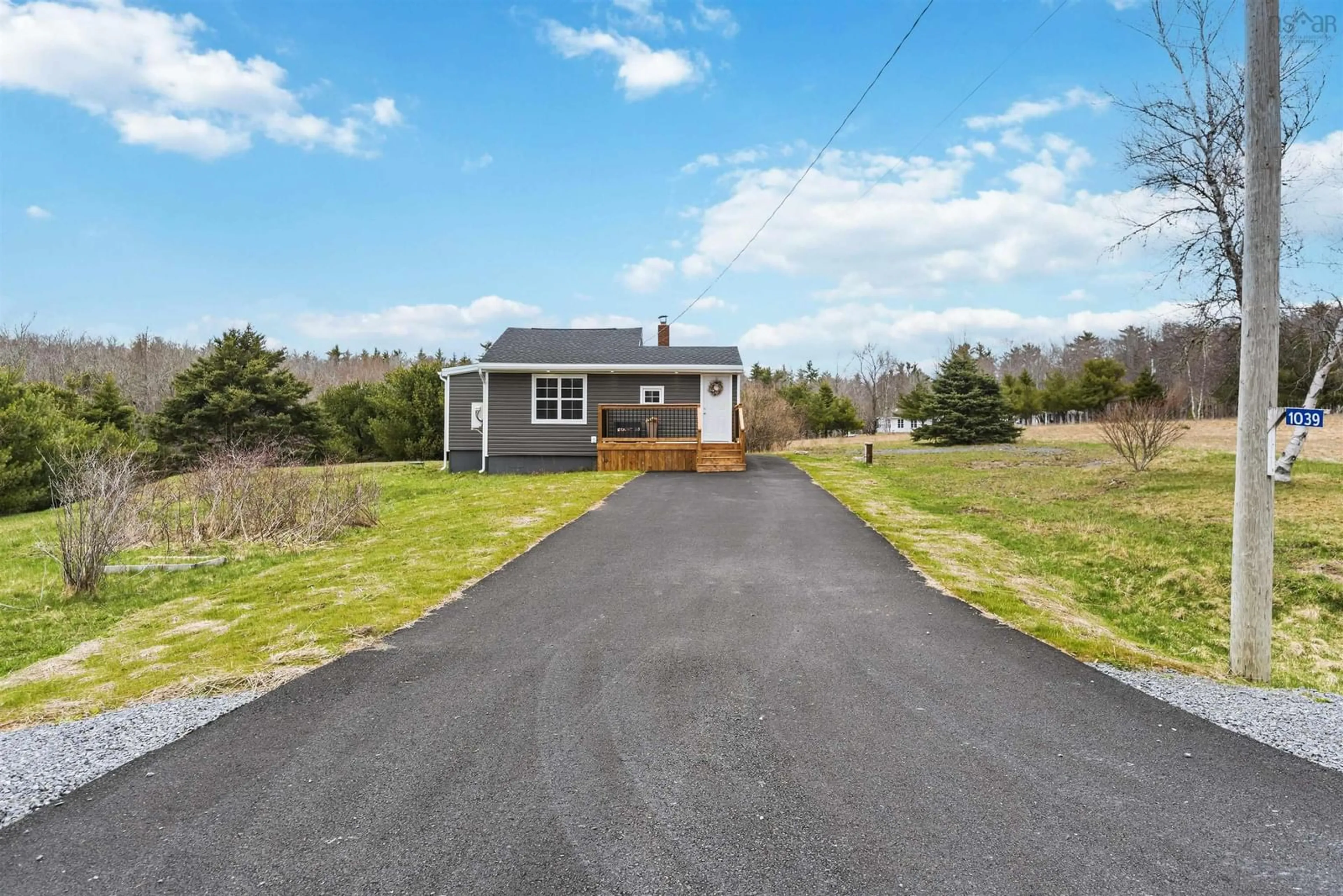 A pic from outside/outdoor area/front of a property/back of a property/a pic from drone, street for 1039 Highway 14, Greenfield Nova Scotia B0N 2T0