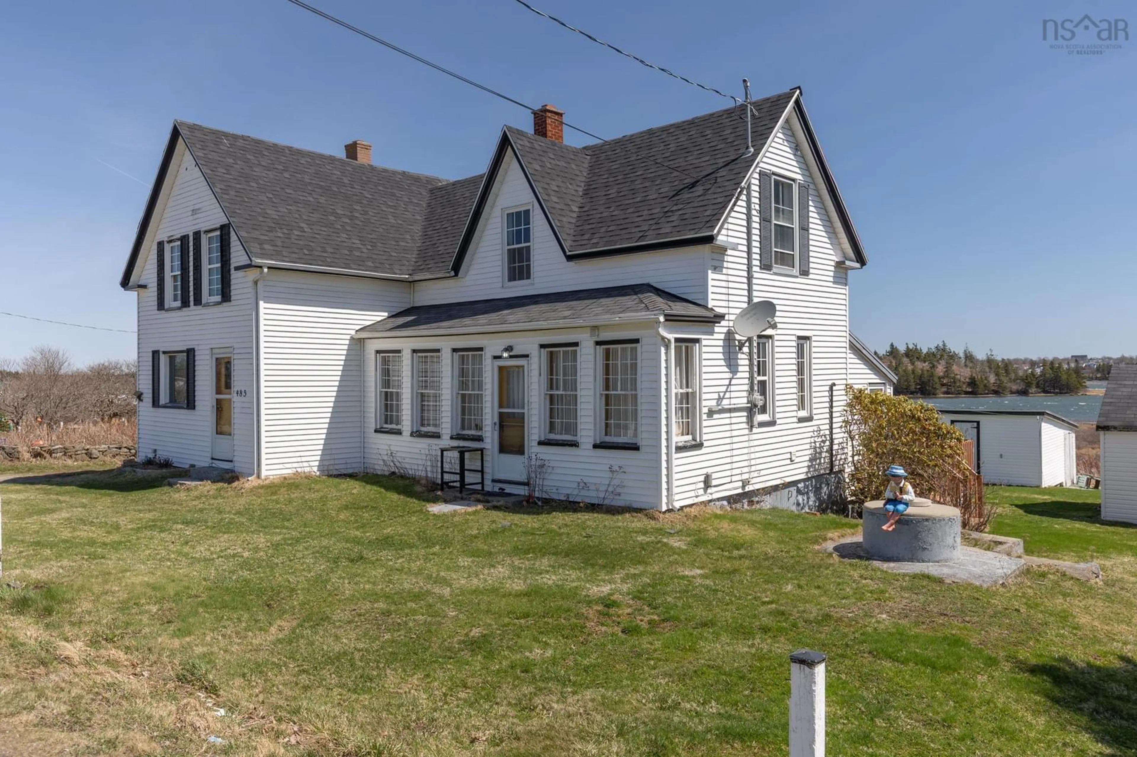 A pic from outside/outdoor area/front of a property/back of a property/a pic from drone, street for 485 Highway 304, Overton Nova Scotia B5A 5G6