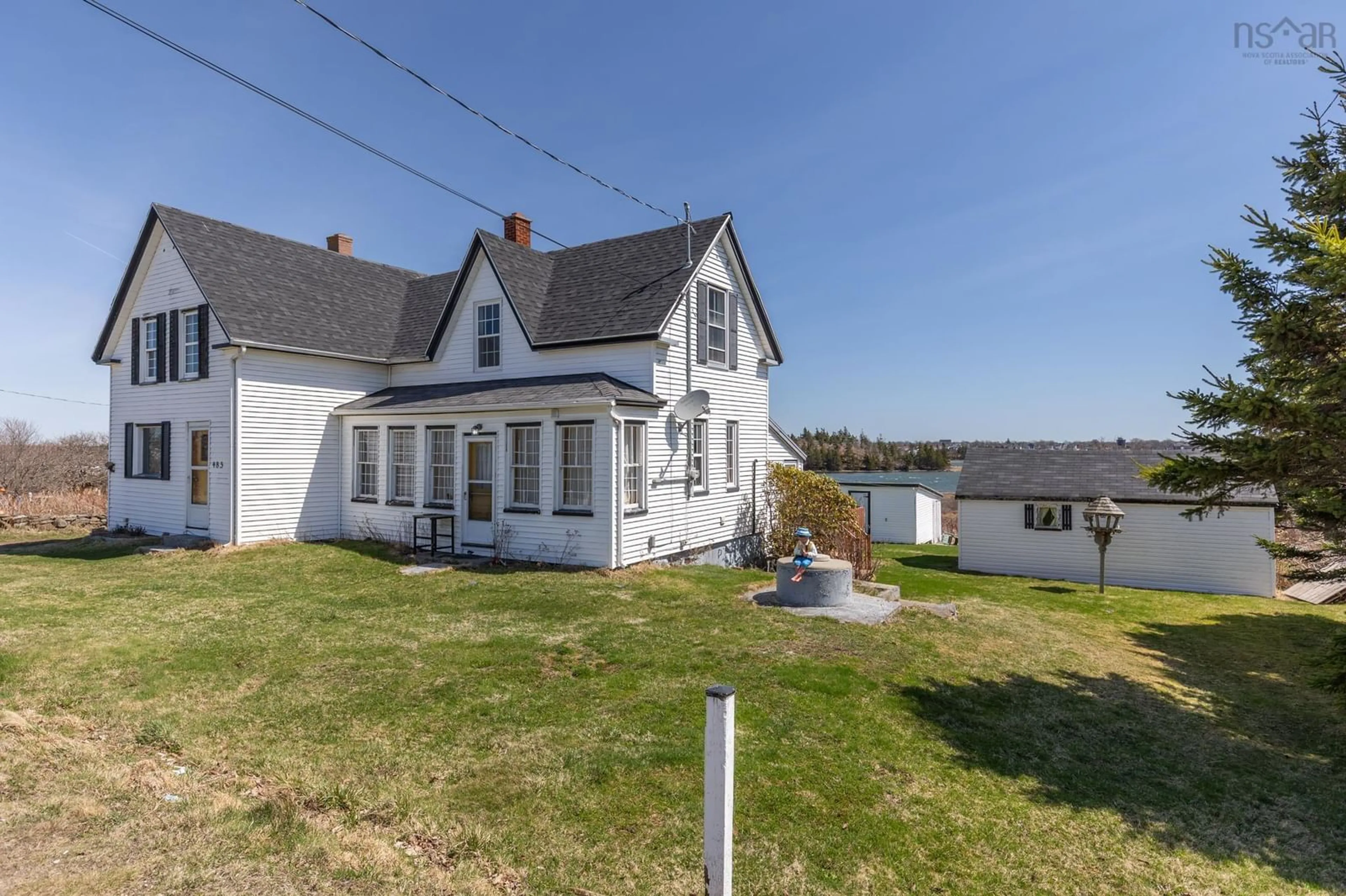 A pic from outside/outdoor area/front of a property/back of a property/a pic from drone, unknown for 485 Highway 304, Overton Nova Scotia B5A 5G6