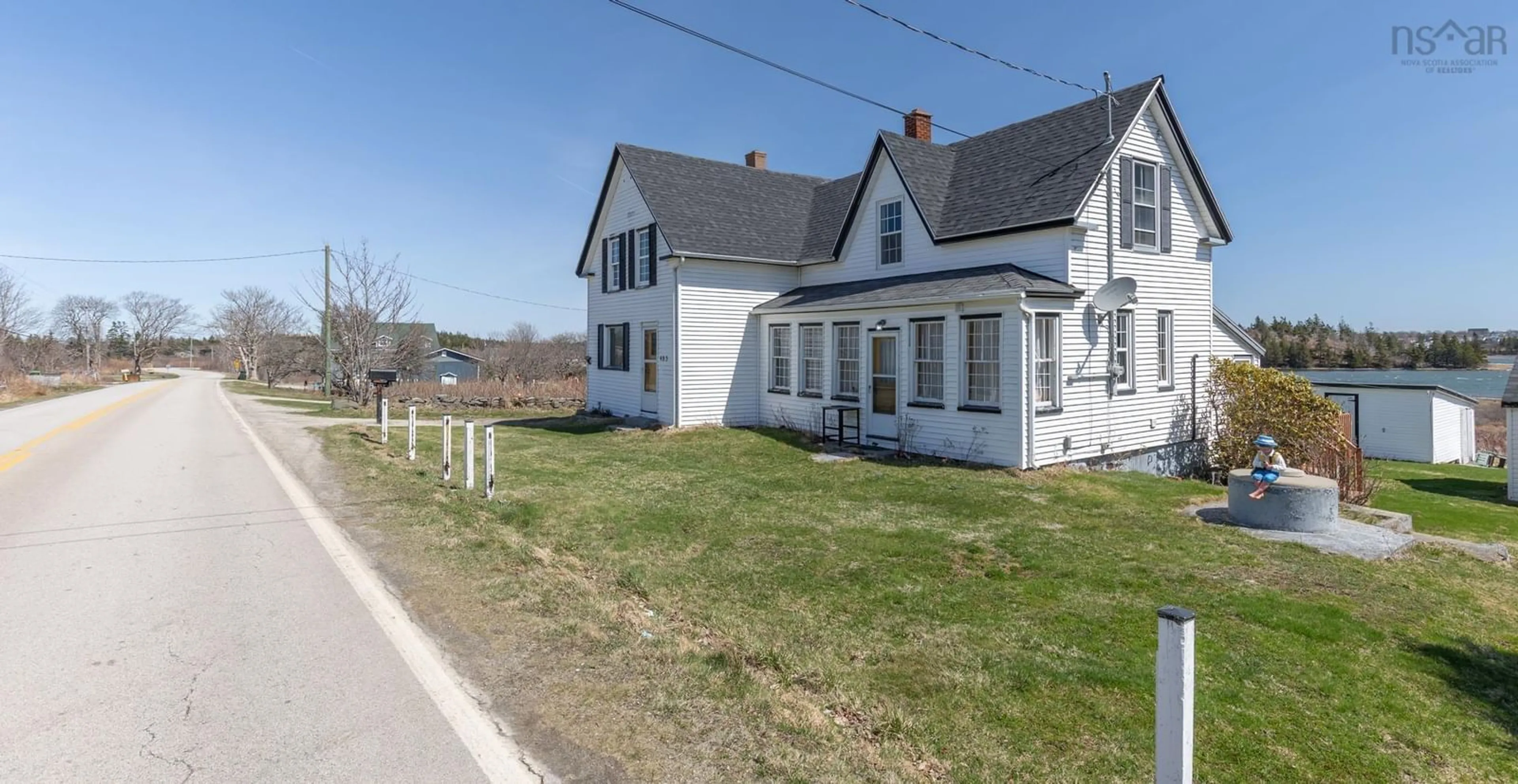 A pic from outside/outdoor area/front of a property/back of a property/a pic from drone, street for 485 Highway 304, Overton Nova Scotia B5A 5G6