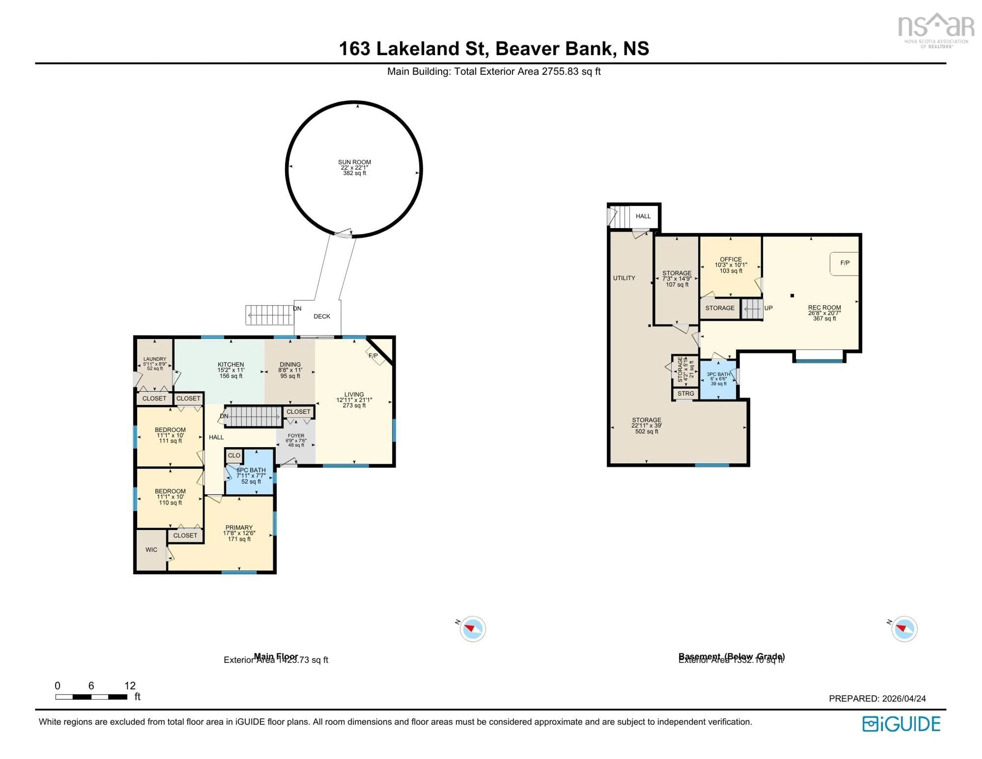 Floor plan for 163 Lakeland St, Beaver Bank Nova Scotia B4G 1A6