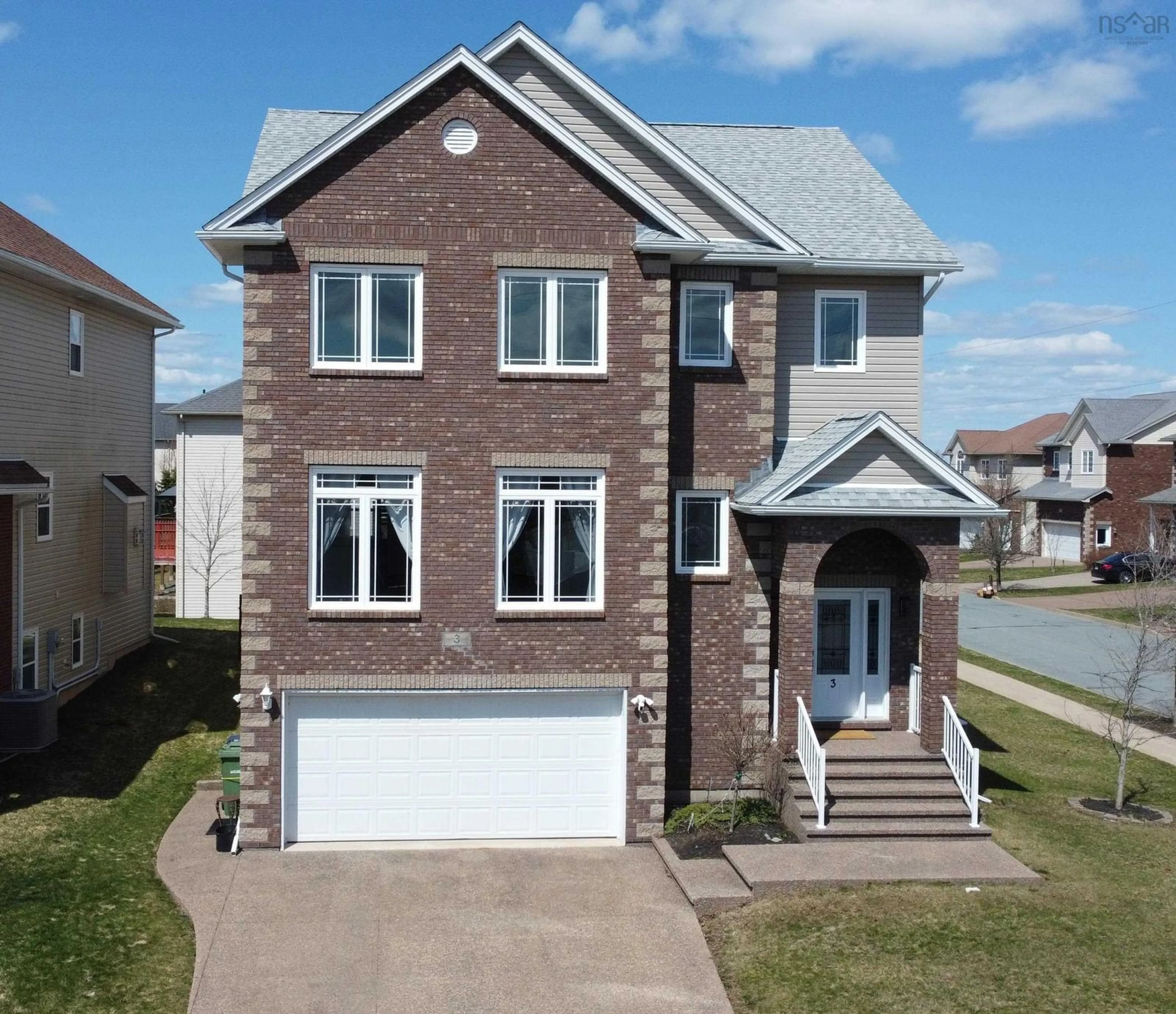 Home with brick exterior material, street for 3 Sedgewick Pl, Bedford Nova Scotia B4A 0G5