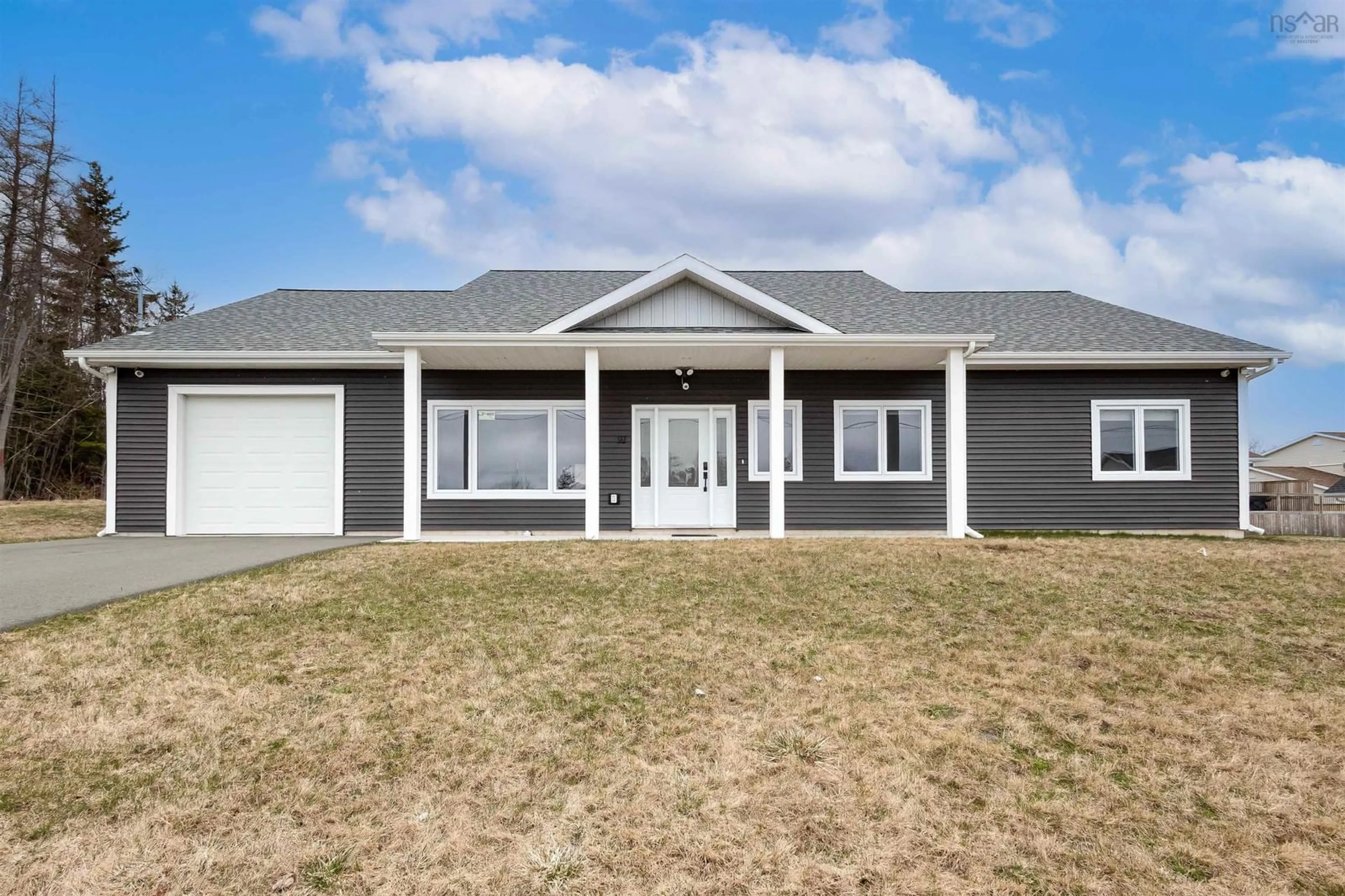 Home with vinyl exterior material, building for 91 Ridgevale Dr, Westmount Nova Scotia B1R 0C2