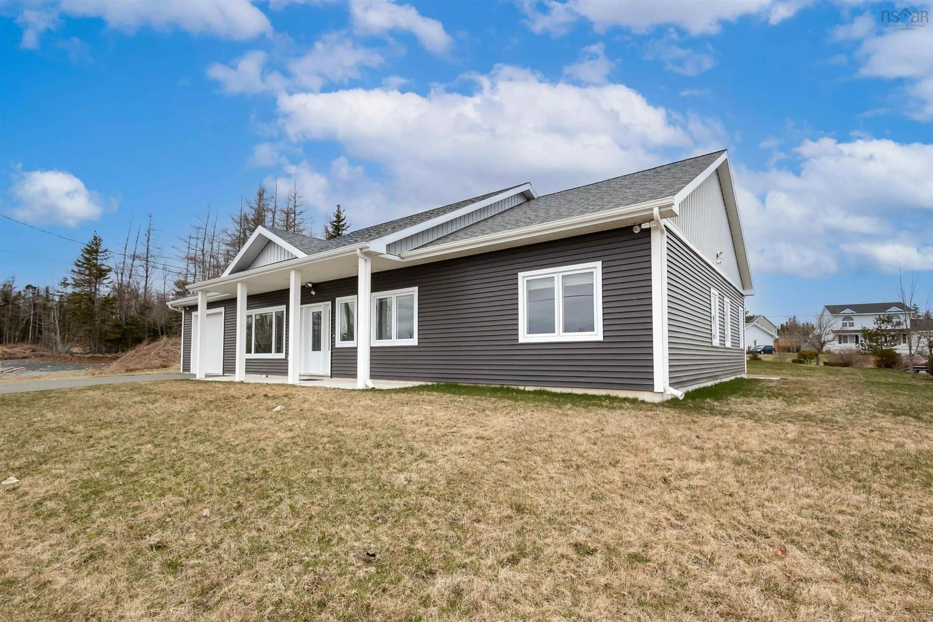 Home with vinyl exterior material, building for 91 Ridgevale Dr, Westmount Nova Scotia B1R 0C2