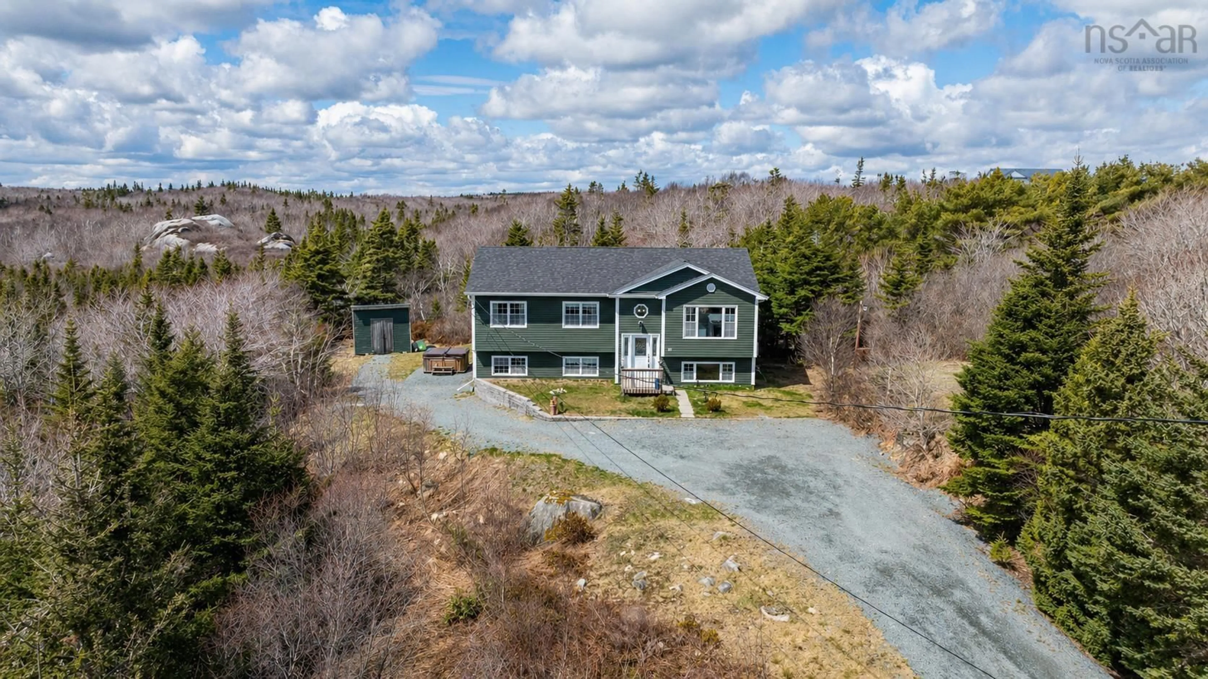 A pic from outside/outdoor area/front of a property/back of a property/a pic from drone, unknown for 11 Kelly Dr, Williamswood Nova Scotia B3V 1L8