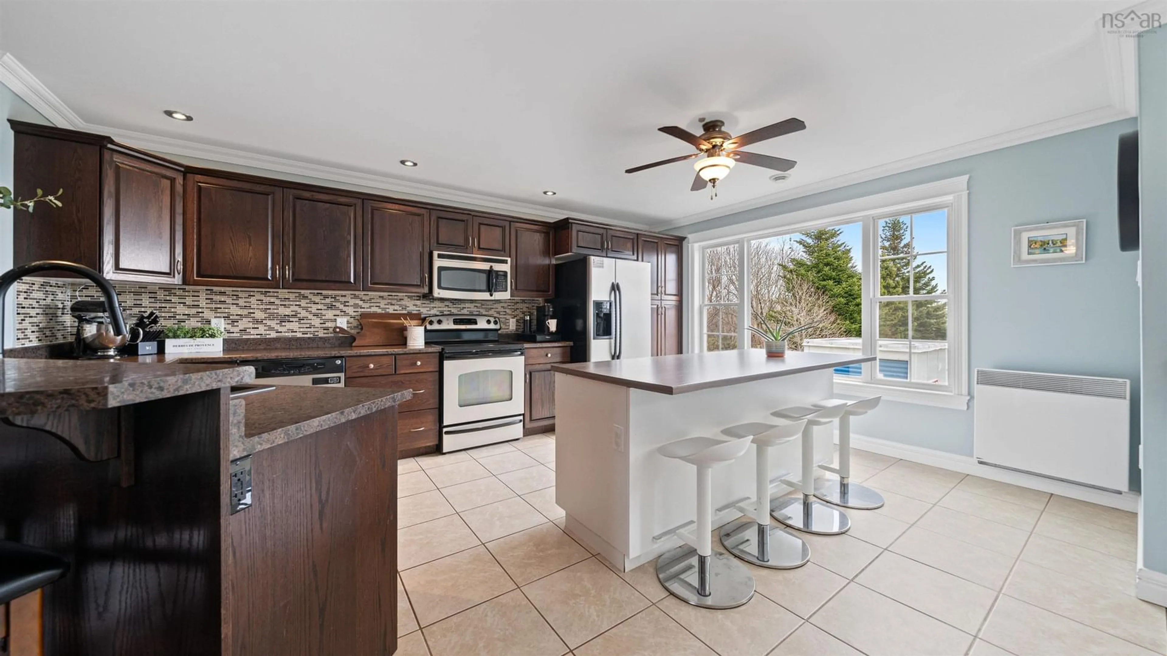 Open concept kitchen, ceramic/tile floor for 11 Kelly Dr, Williamswood Nova Scotia B3V 1L8