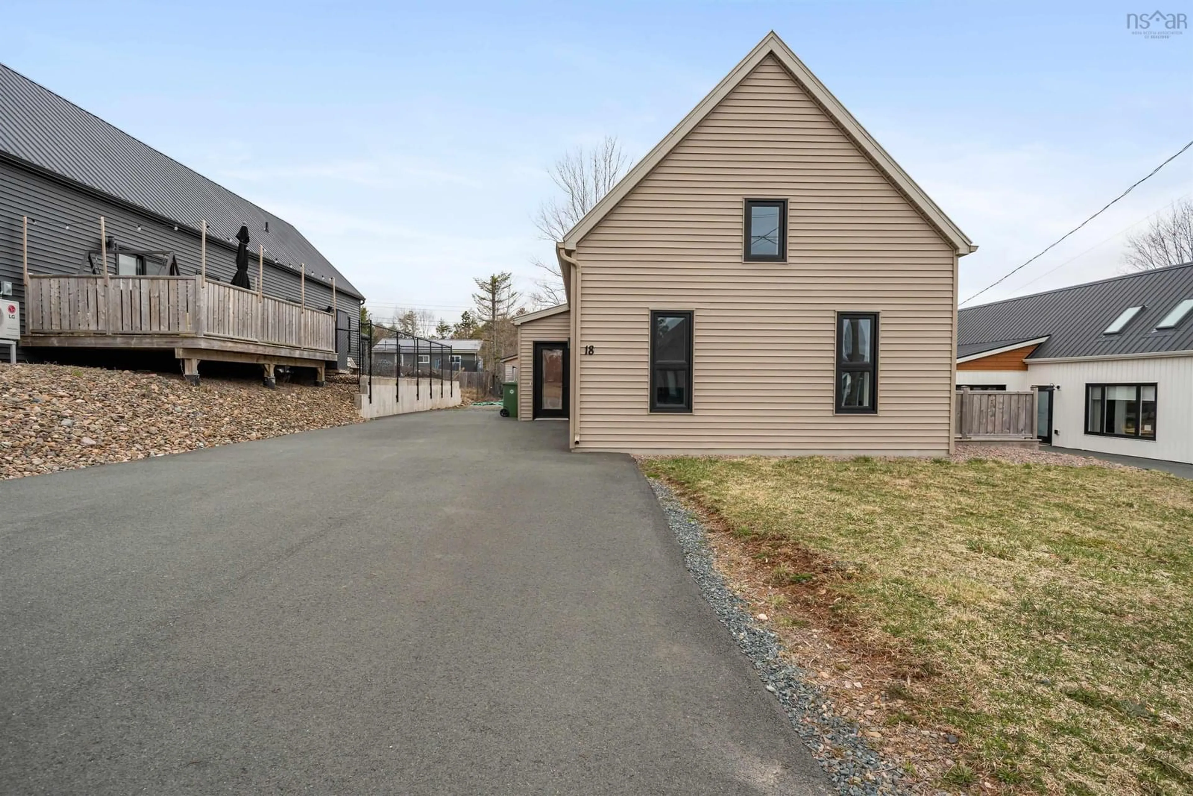 A pic from outside/outdoor area/front of a property/back of a property/a pic from drone, street for 18 Monarch Terr, Truro Nova Scotia B2N 0A2