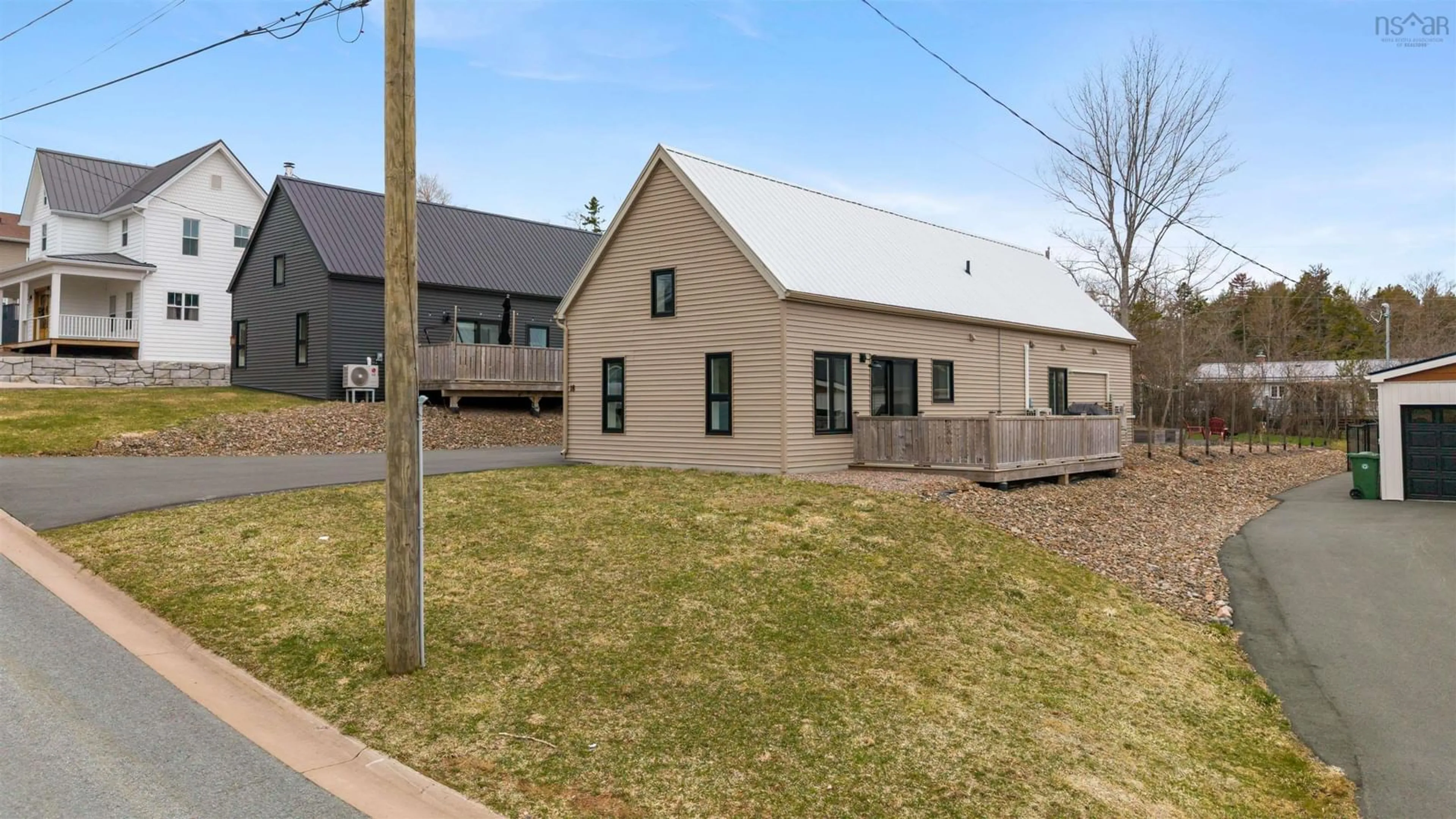 A pic from outside/outdoor area/front of a property/back of a property/a pic from drone, unknown for 18 Monarch Terr, Truro Nova Scotia B2N 0A2