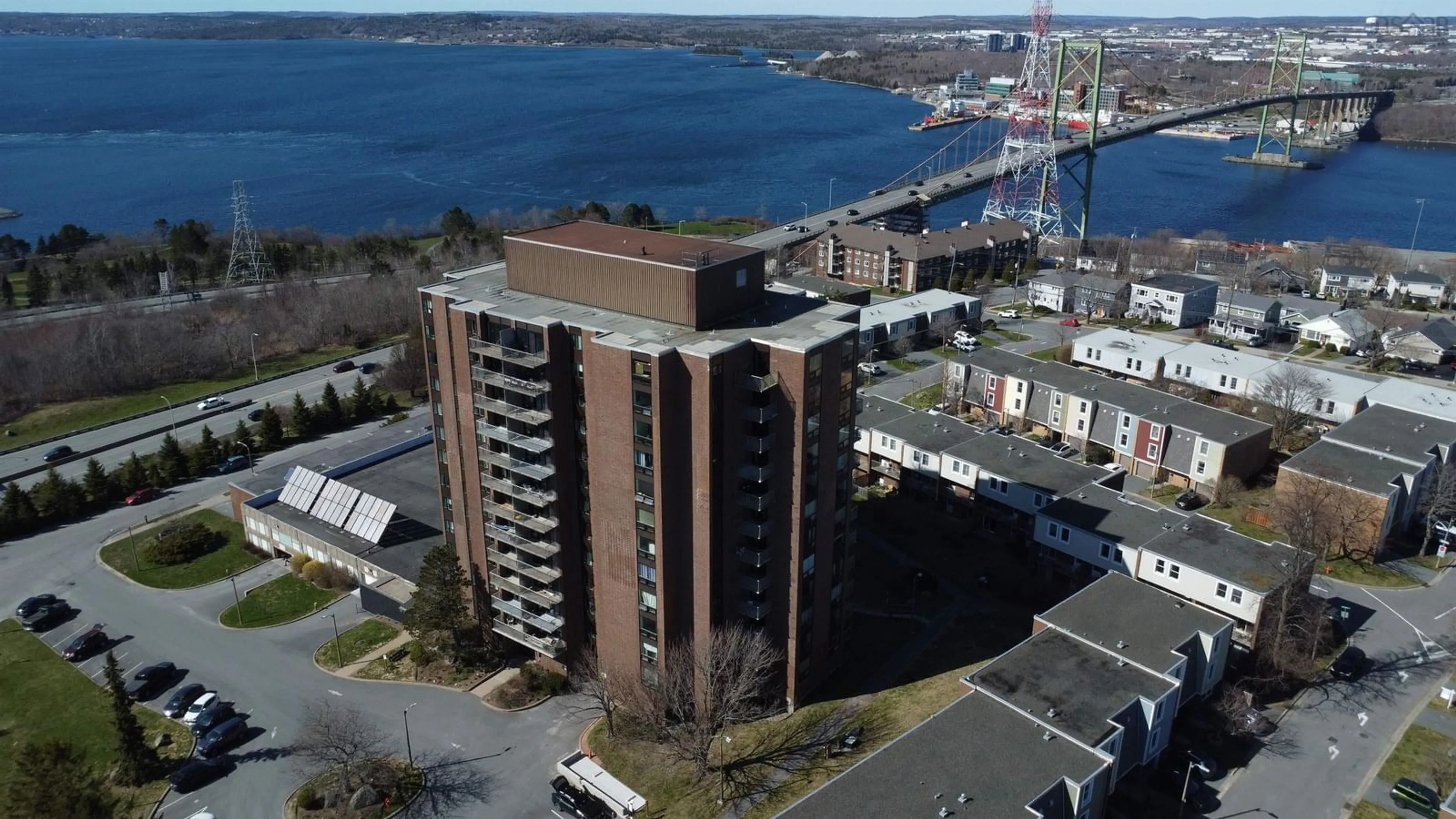 A pic from outside/outdoor area/front of a property/back of a property/a pic from drone, water/lake/river/ocean view for 5572 North Ridge Rd #905, Halifax Peninsula Nova Scotia B3K 5K2