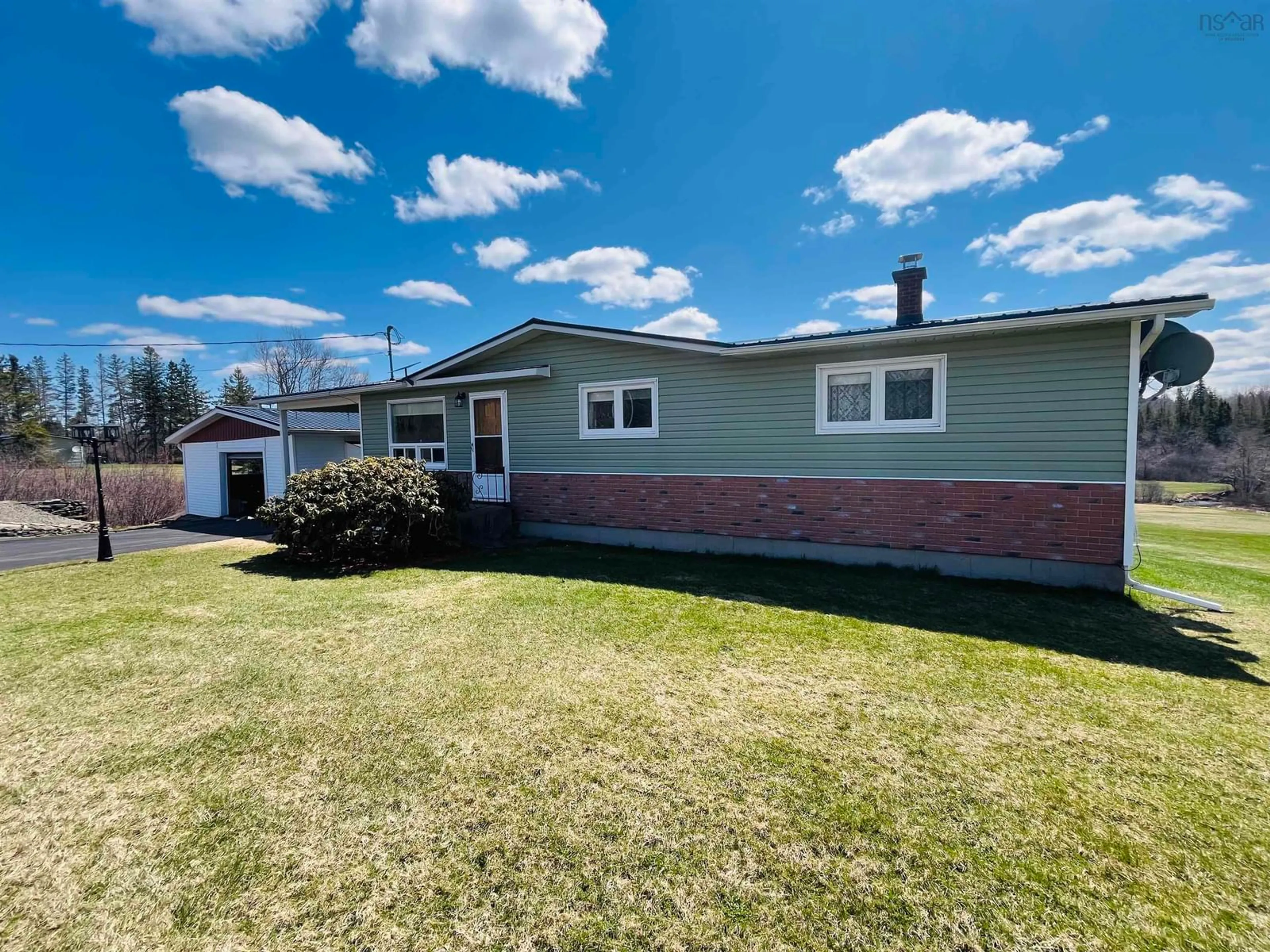 A pic from outside/outdoor area/front of a property/back of a property/a pic from drone, street for 1058 Little Forks, Little Forks Nova Scotia B0M 1W0