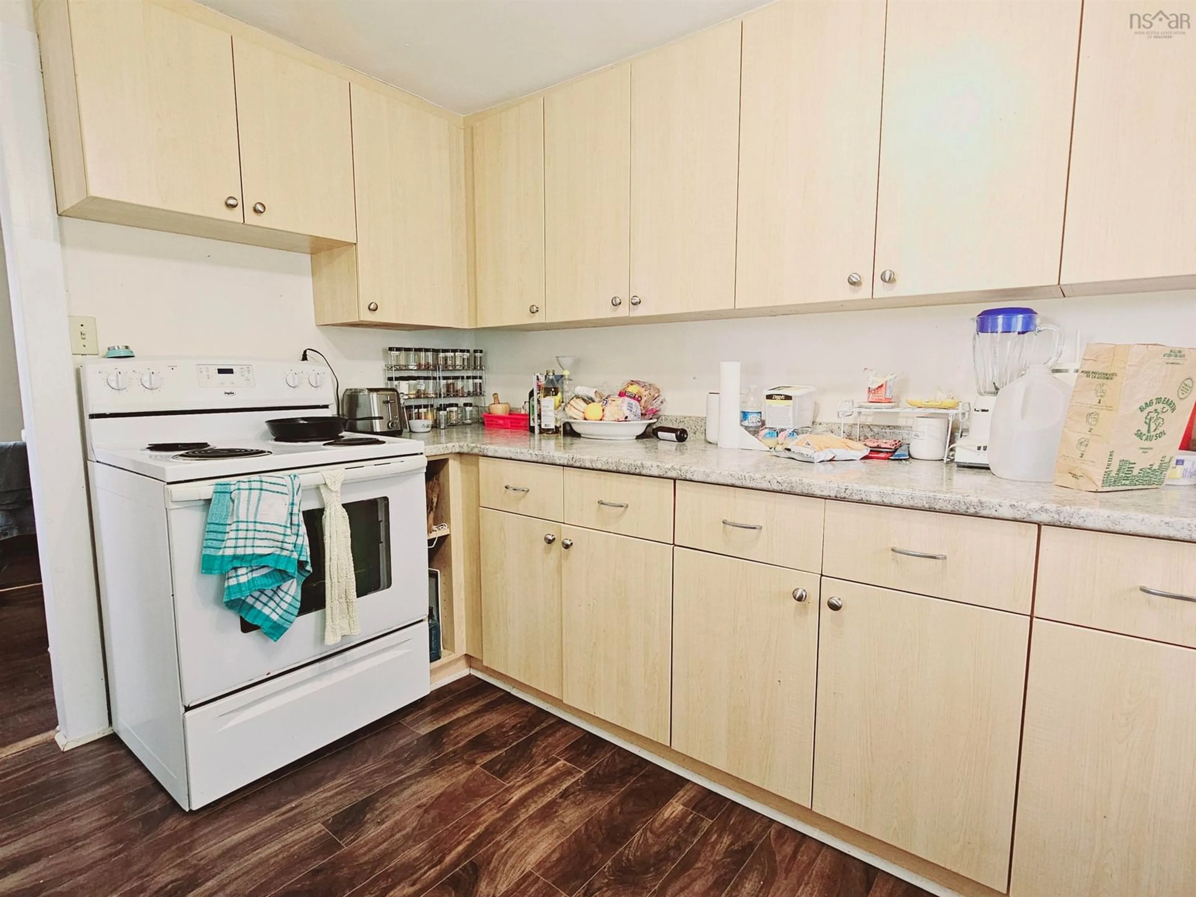 Standard kitchen, wood/laminate floor for 57 Tannery Rd, Lunenburg Nova Scotia B0J 2C0