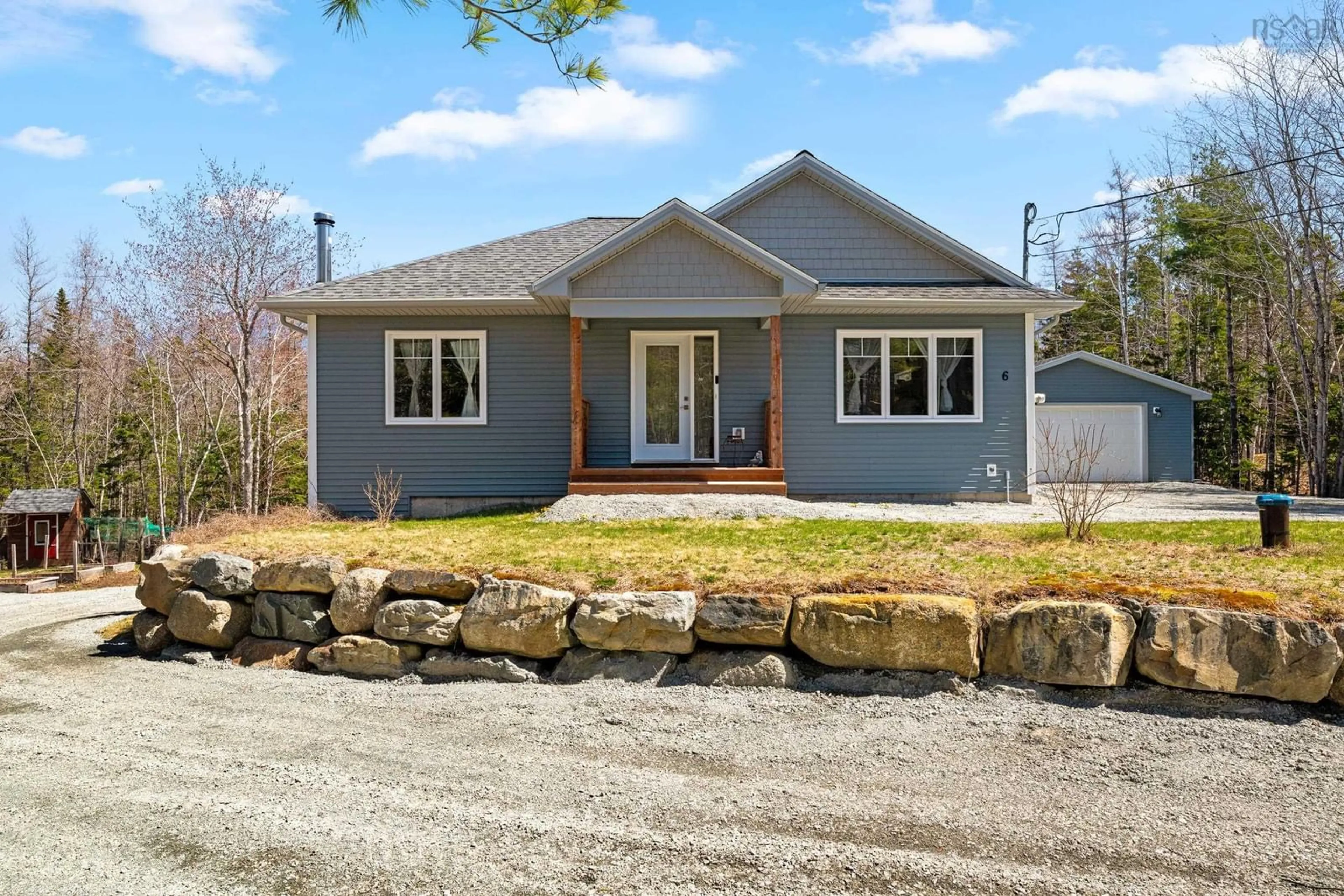 Home with vinyl exterior material, street for Willowdale Dr Dr #6, Musquodoboit Harbour Nova Scotia B0J 2L0