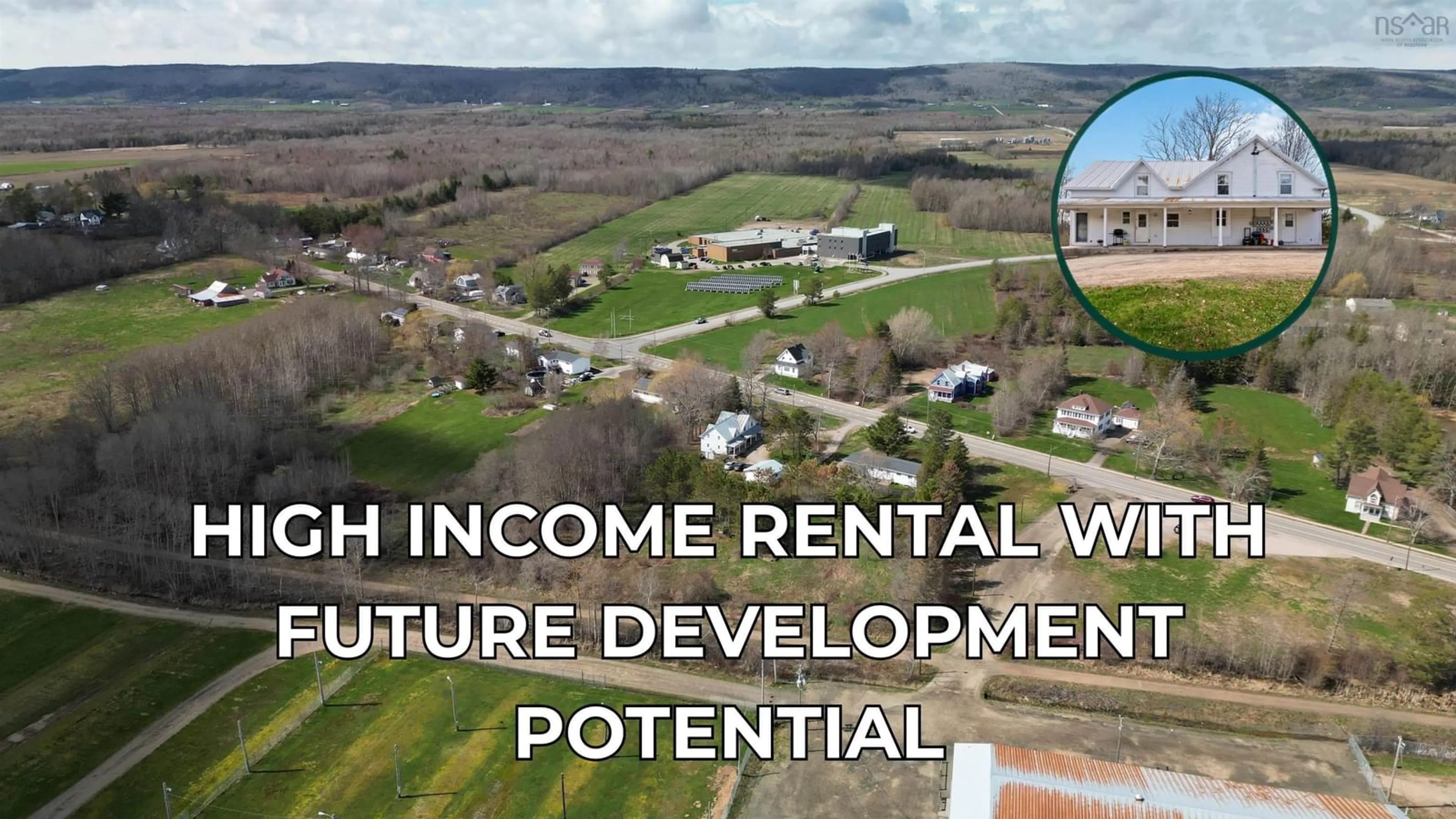 A pic from outside/outdoor area/front of a property/back of a property/a pic from drone, building for 600 Main St, Lawrencetown Nova Scotia B0S 1M0