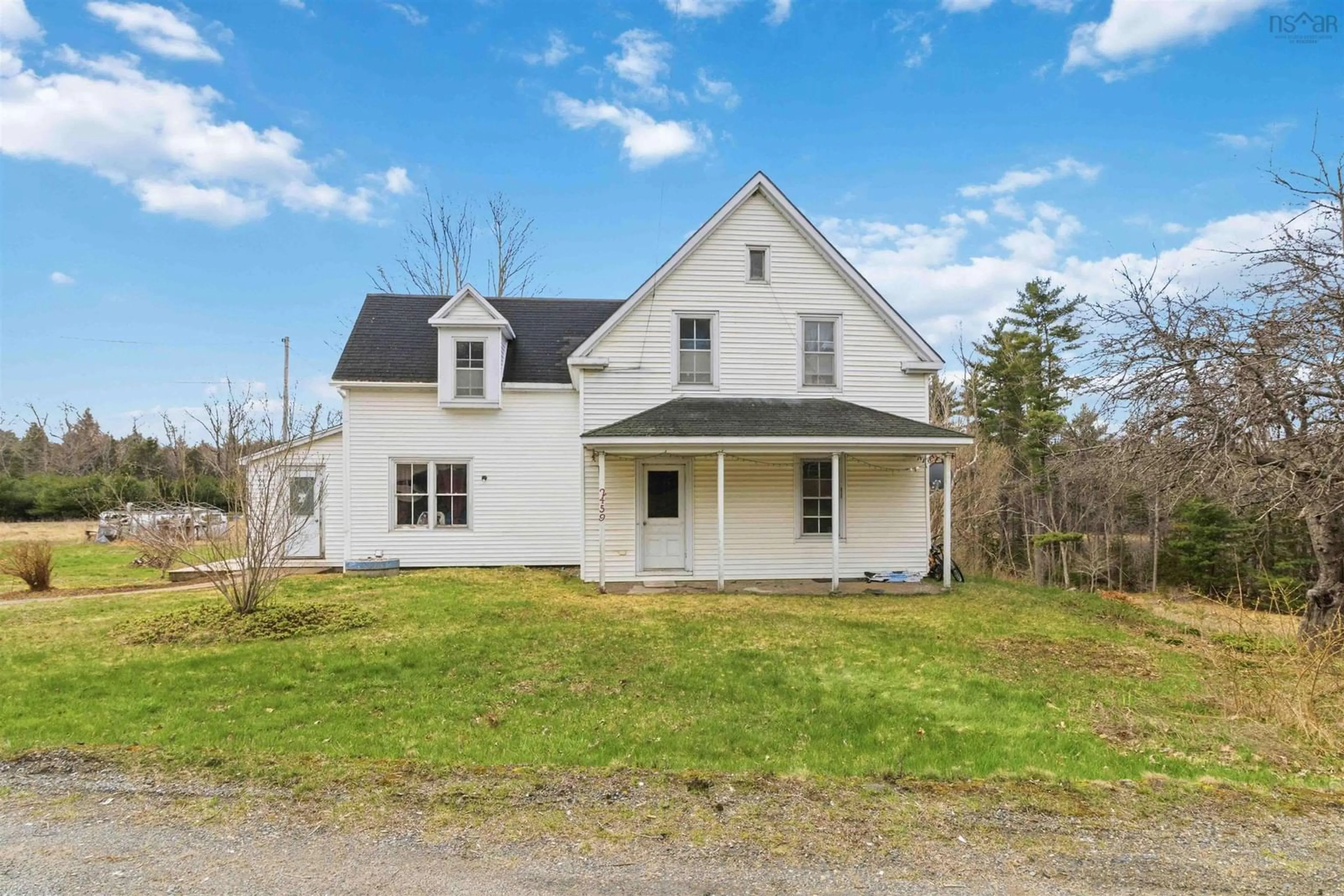 A pic from outside/outdoor area/front of a property/back of a property/a pic from drone, building for 2459 Highway 325, Oakhill Nova Scotia B4V 3A8