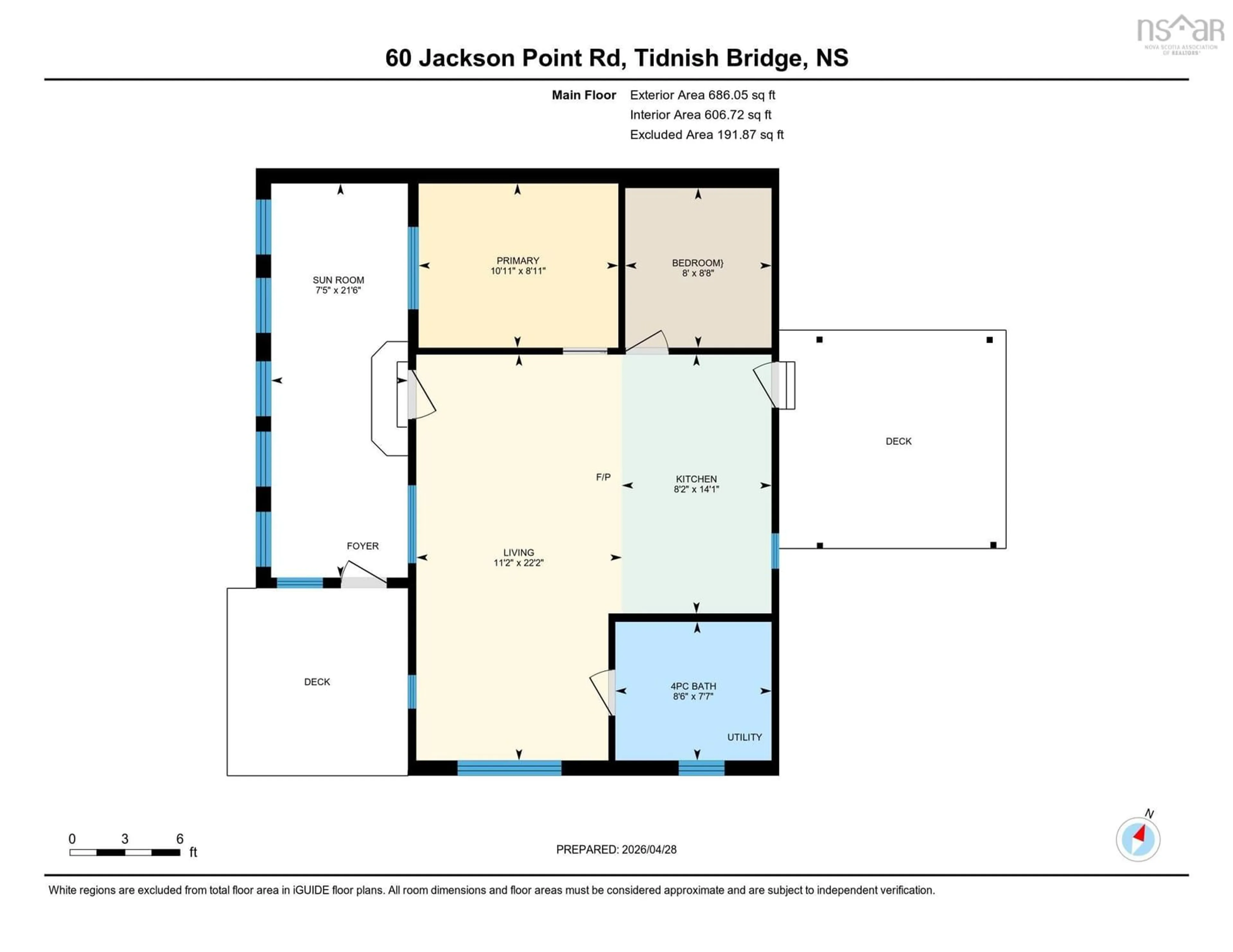 Floor plan for 60 Jackson Point Rd, Tidnish Bridge Nova Scotia B4H 3X9