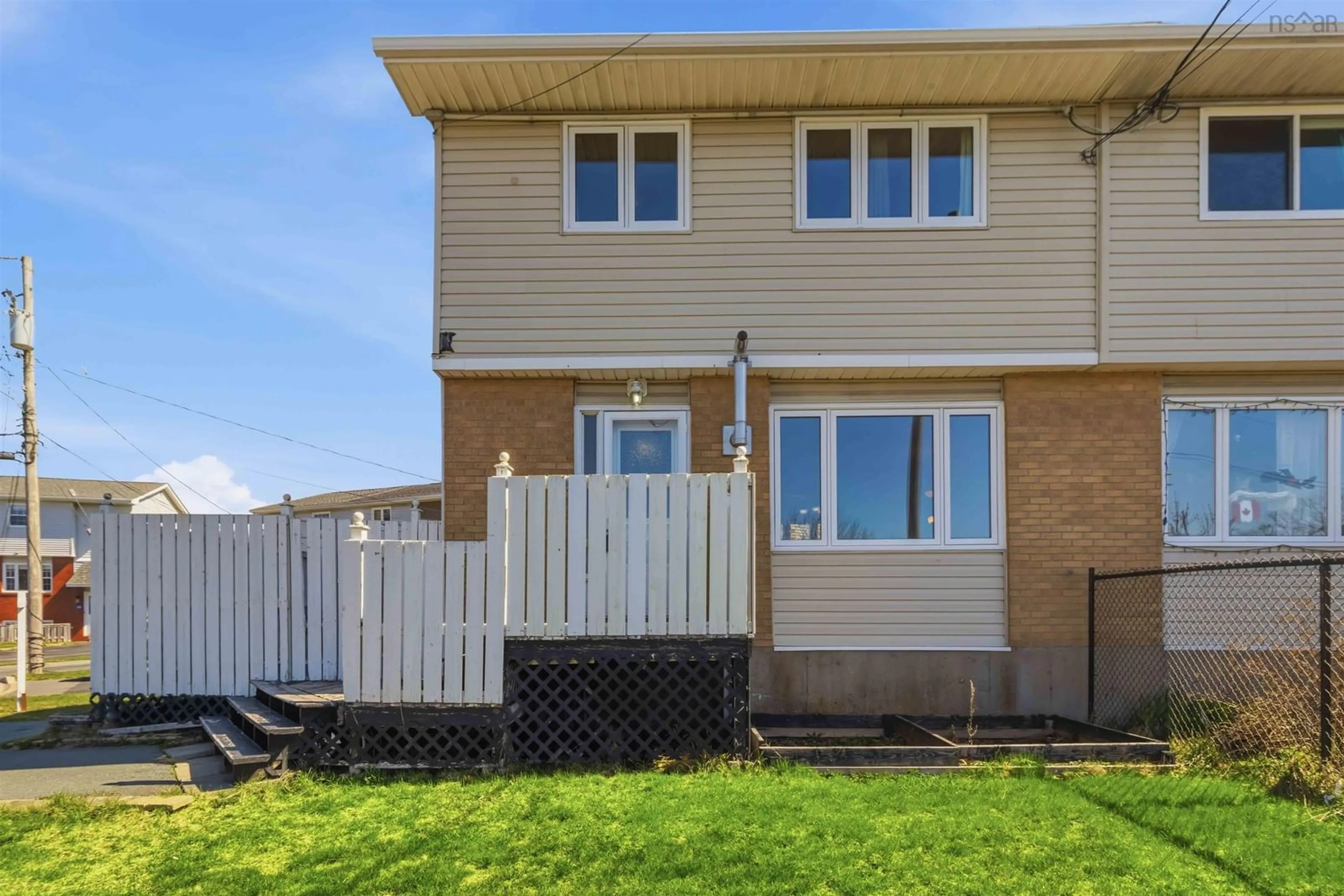 Home with vinyl exterior material, street for 28 Osborne Avenue, Woodside Nova Scotia B2W 1H8