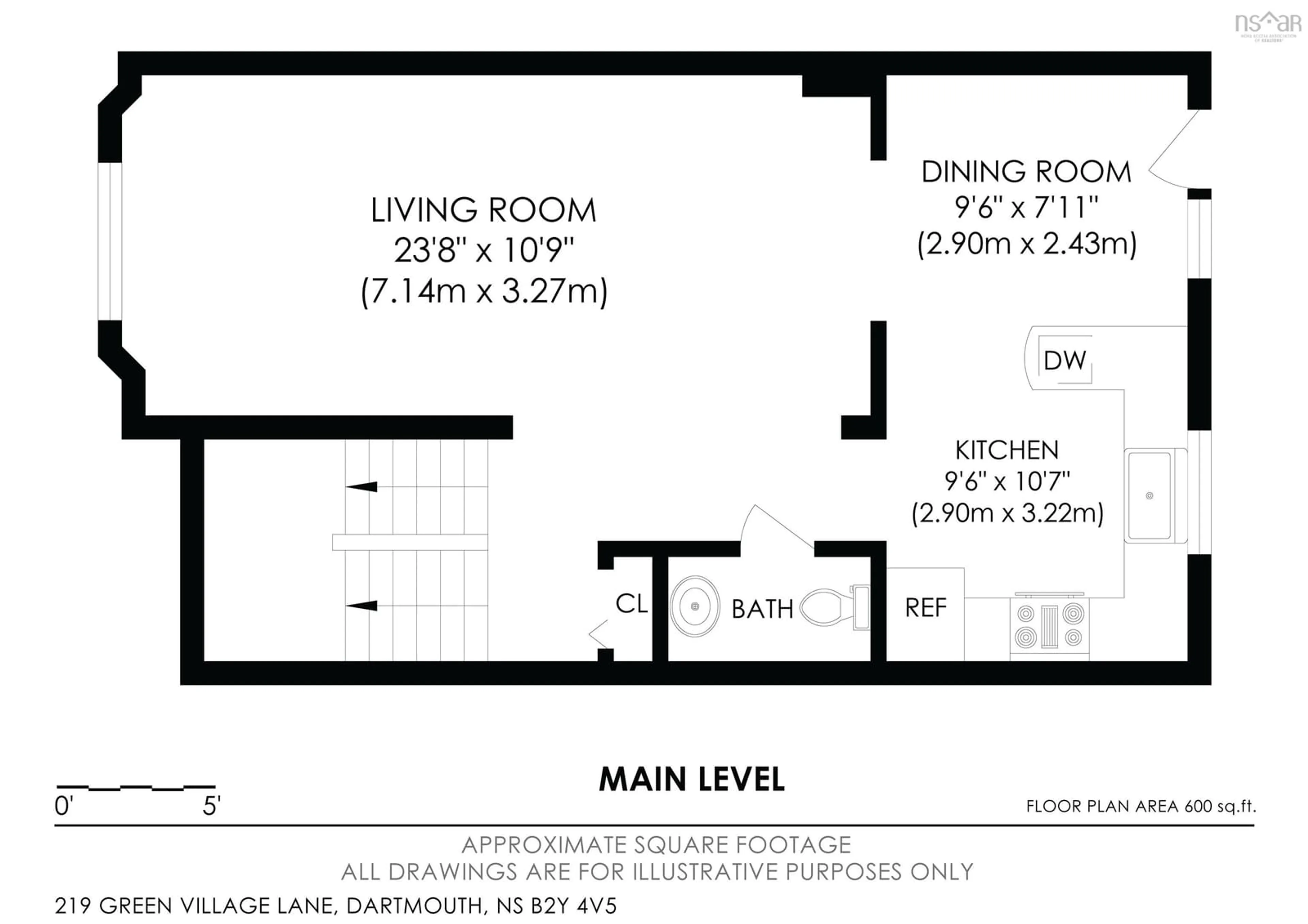 Floor plan for 219 Green Village Lane, Dartmouth Nova Scotia B2Y 4V5