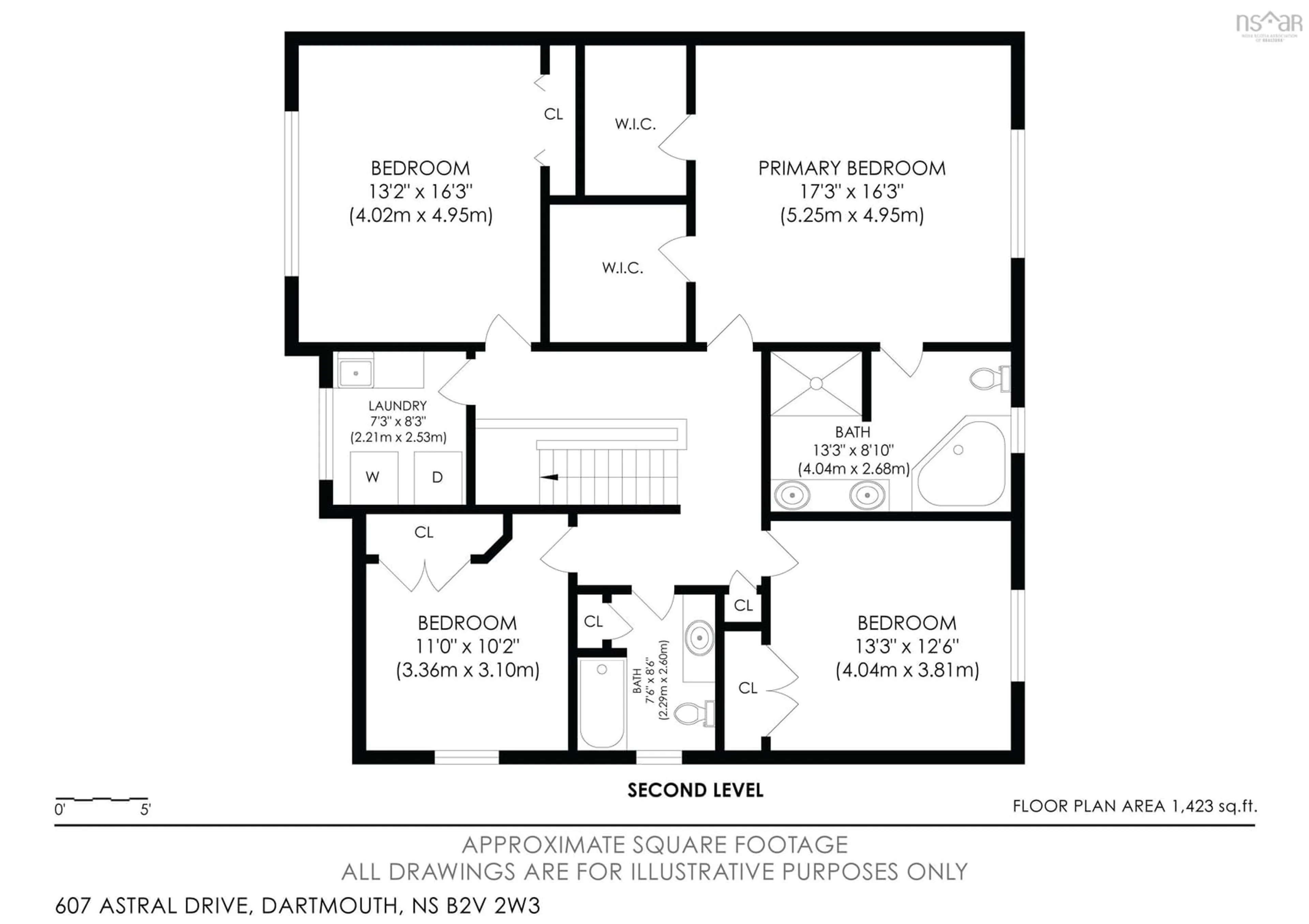 Floor plan for 607 Astral Dr, Cole Harbour Nova Scotia B2V 0B3