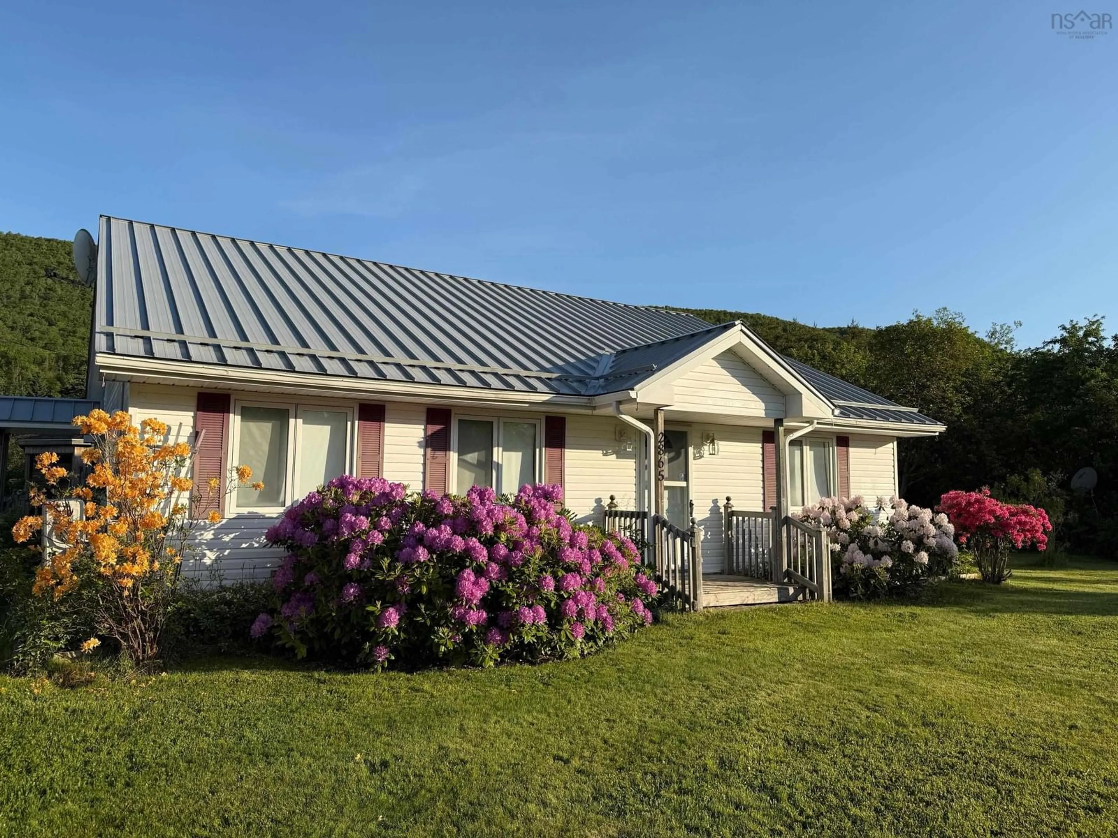 A pic from outside/outdoor area/front of a property/back of a property/a pic from drone, unknown for 2865 West Big Intervale Rd, Margaree Centre Nova Scotia B0E 2C0