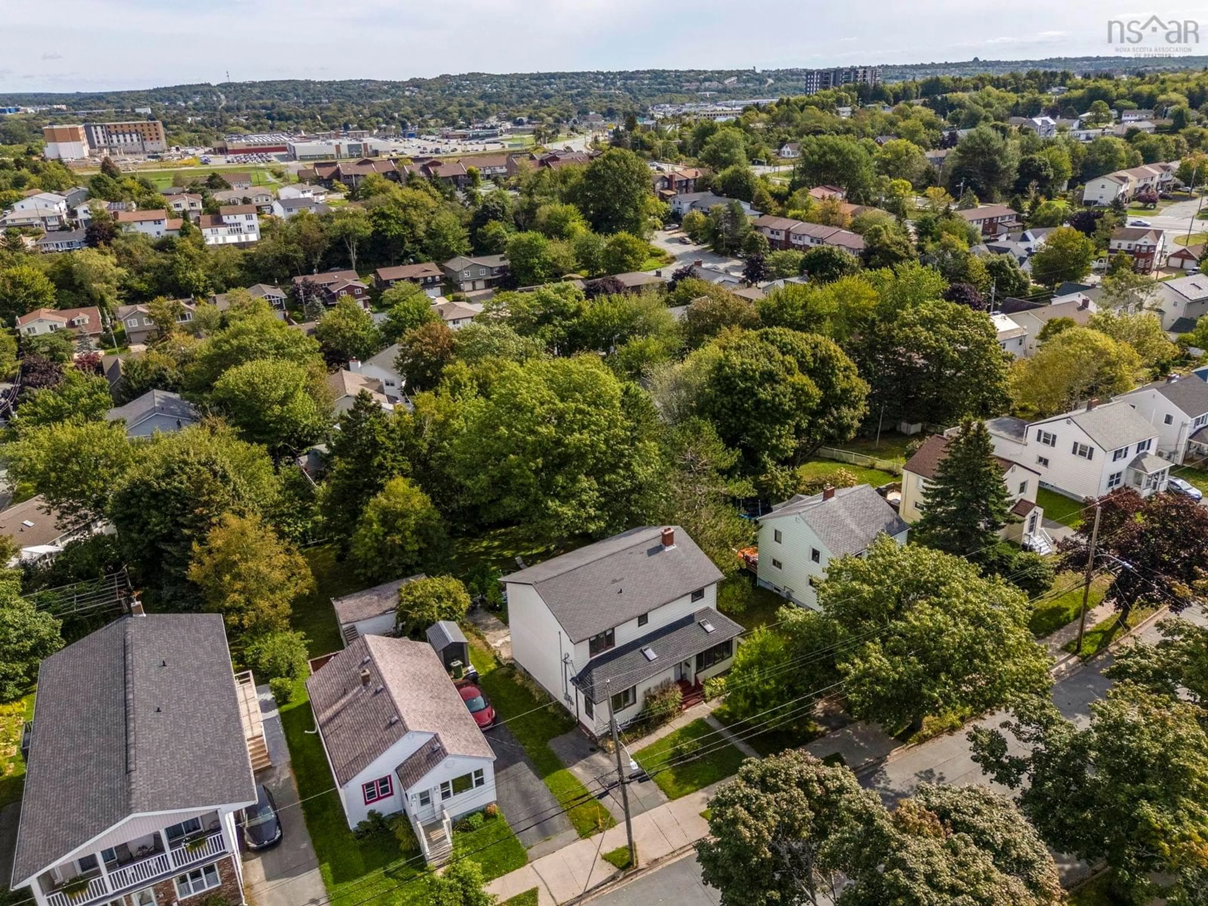 A pic from outside/outdoor area/front of a property/back of a property/a pic from drone, street for 24 Joffre St, Dartmouth Nova Scotia B2Y 3C8