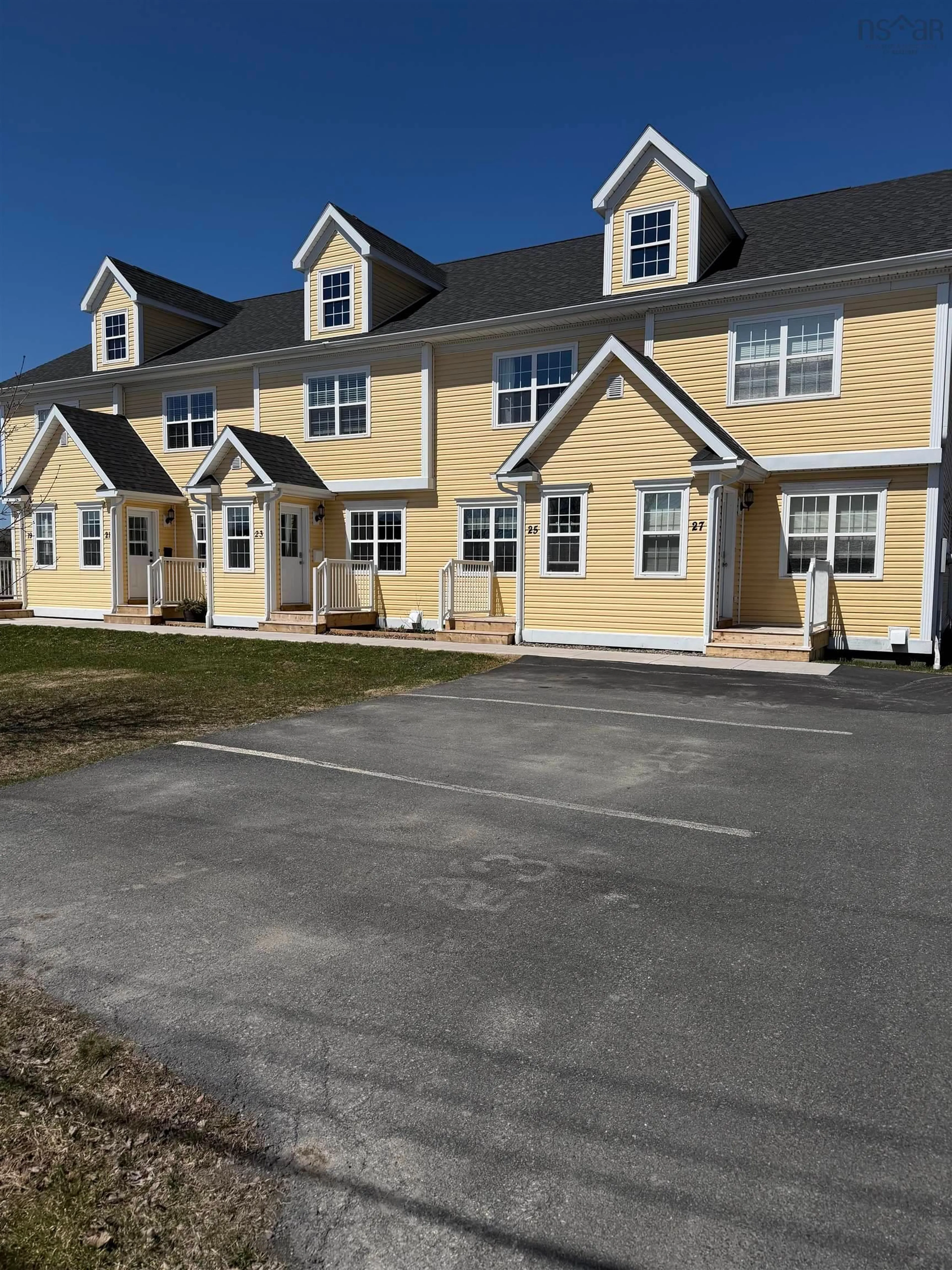 A pic from outside/outdoor area/front of a property/back of a property/a pic from drone, street for Vincents Way    B2g 2x3 #25, Antigonish Nova Scotia B2G 2X3
