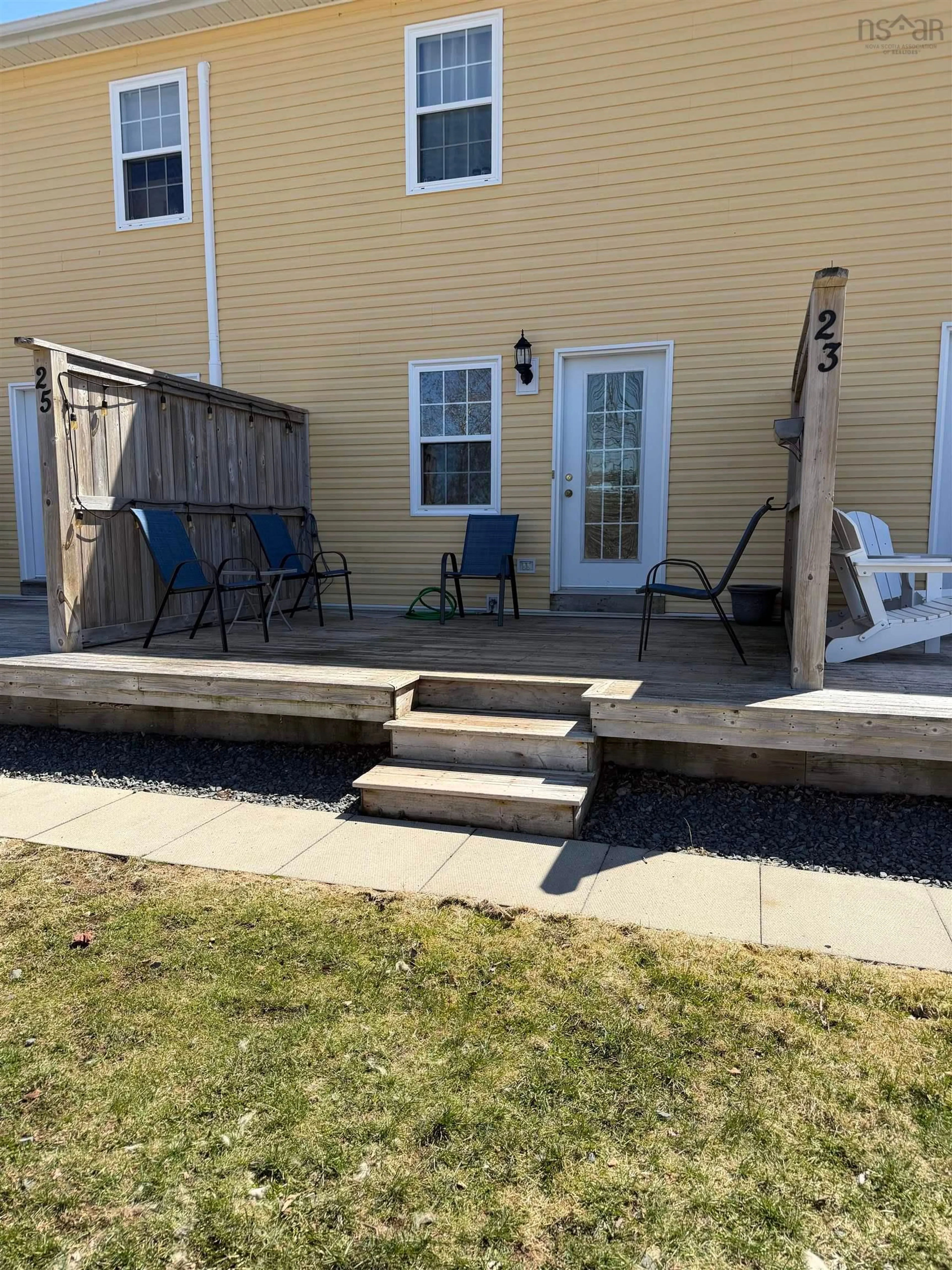 Patio, street for Vincents Way    B2g 2x3 #25, Antigonish Nova Scotia B2G 2X3