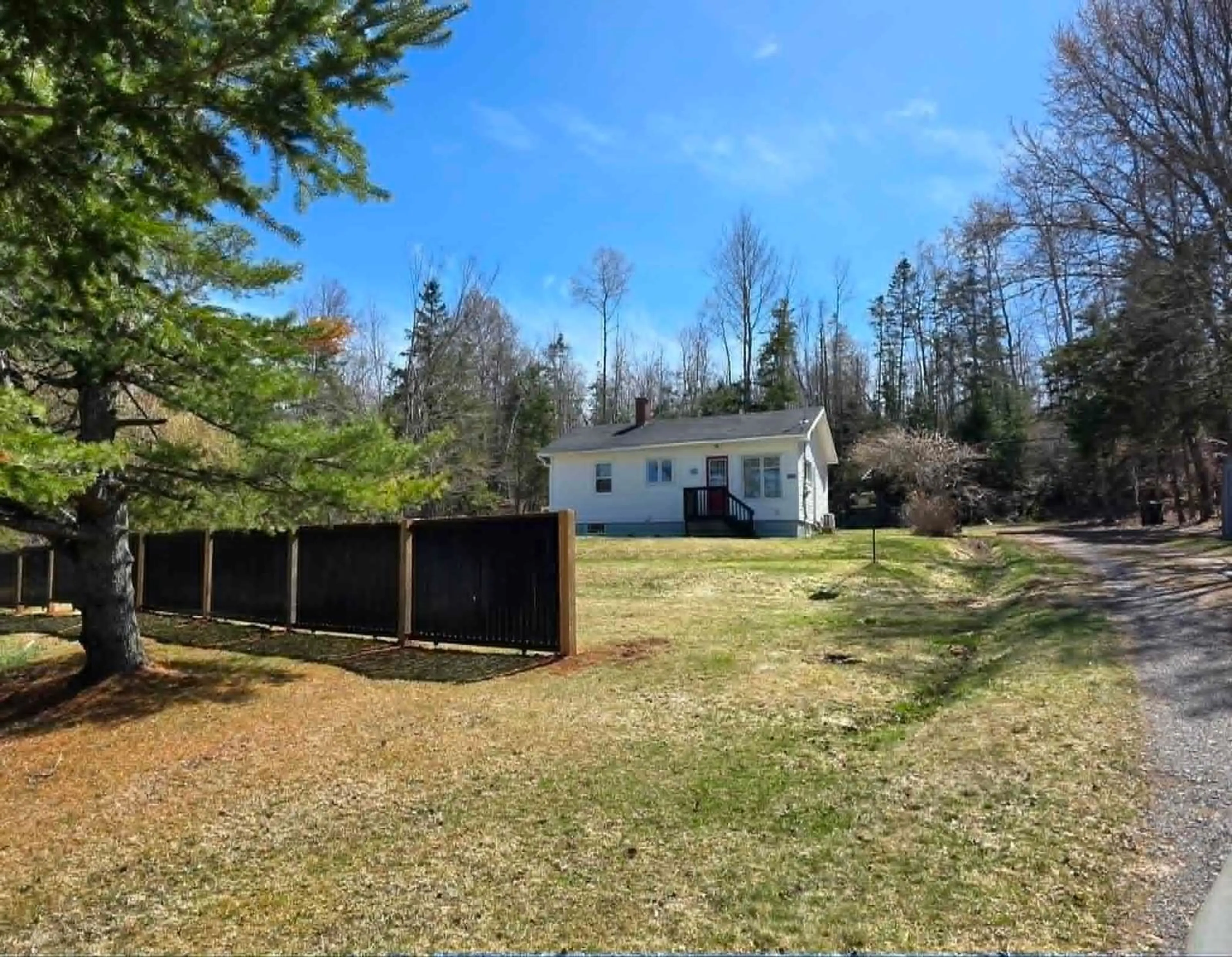A pic from outside/outdoor area/front of a property/back of a property/a pic from drone, forest/trees view for 156 Greenfield Rd, Murray Siding Nova Scotia B6L 3M4