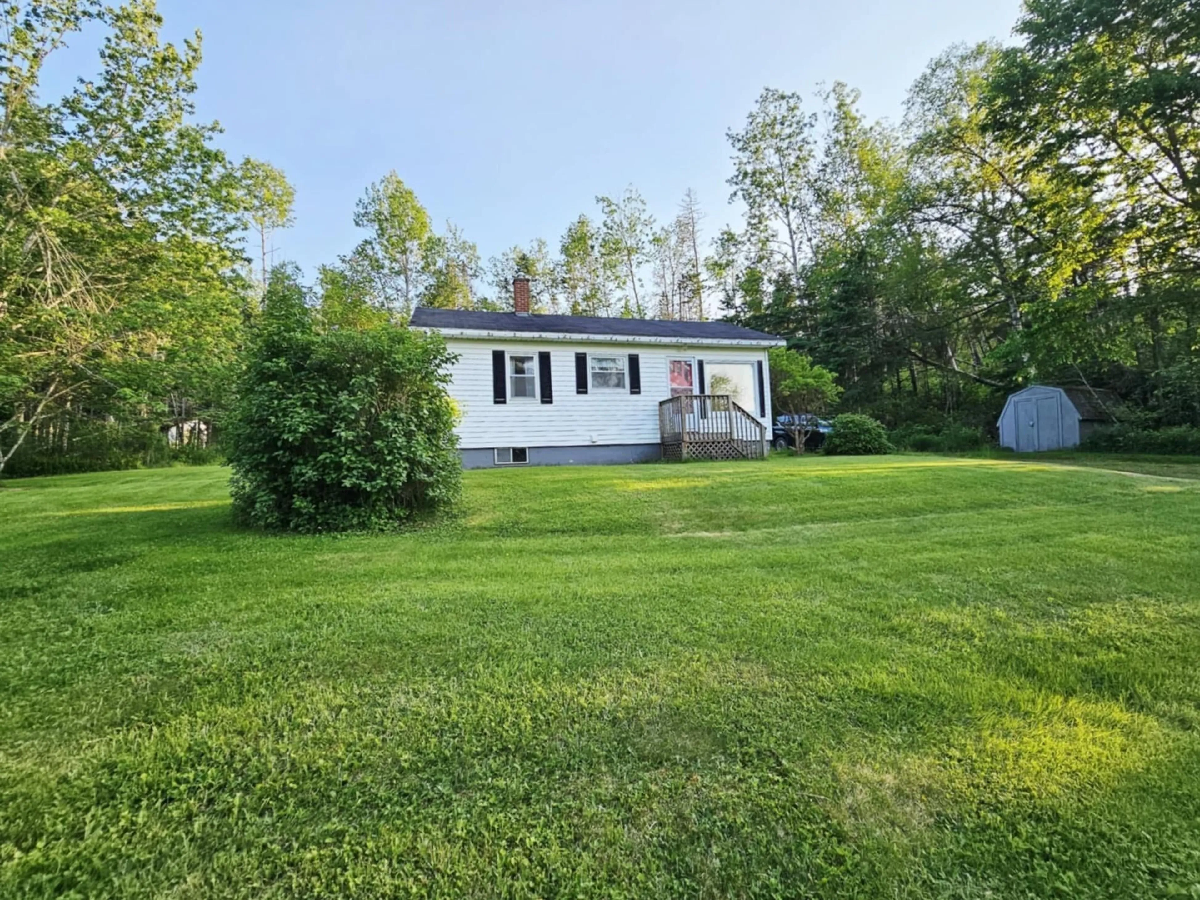 A pic from outside/outdoor area/front of a property/back of a property/a pic from drone, water/lake/river/ocean view for 156 Greenfield Rd, Murray Siding Nova Scotia B6L 3M4
