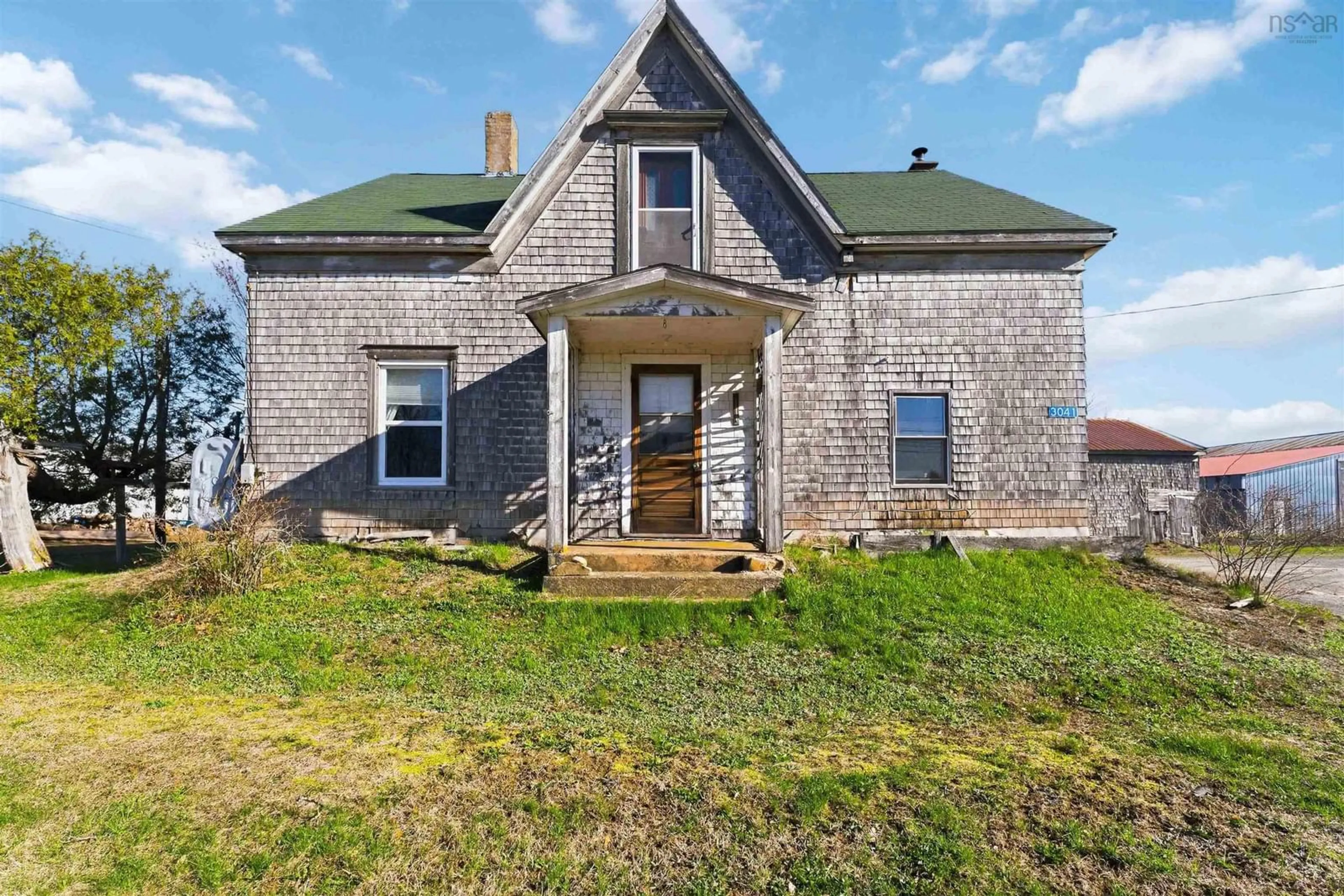 Home with brick exterior material, building for 3041 Highway 1, Aylesford East Nova Scotia B0P 1C0