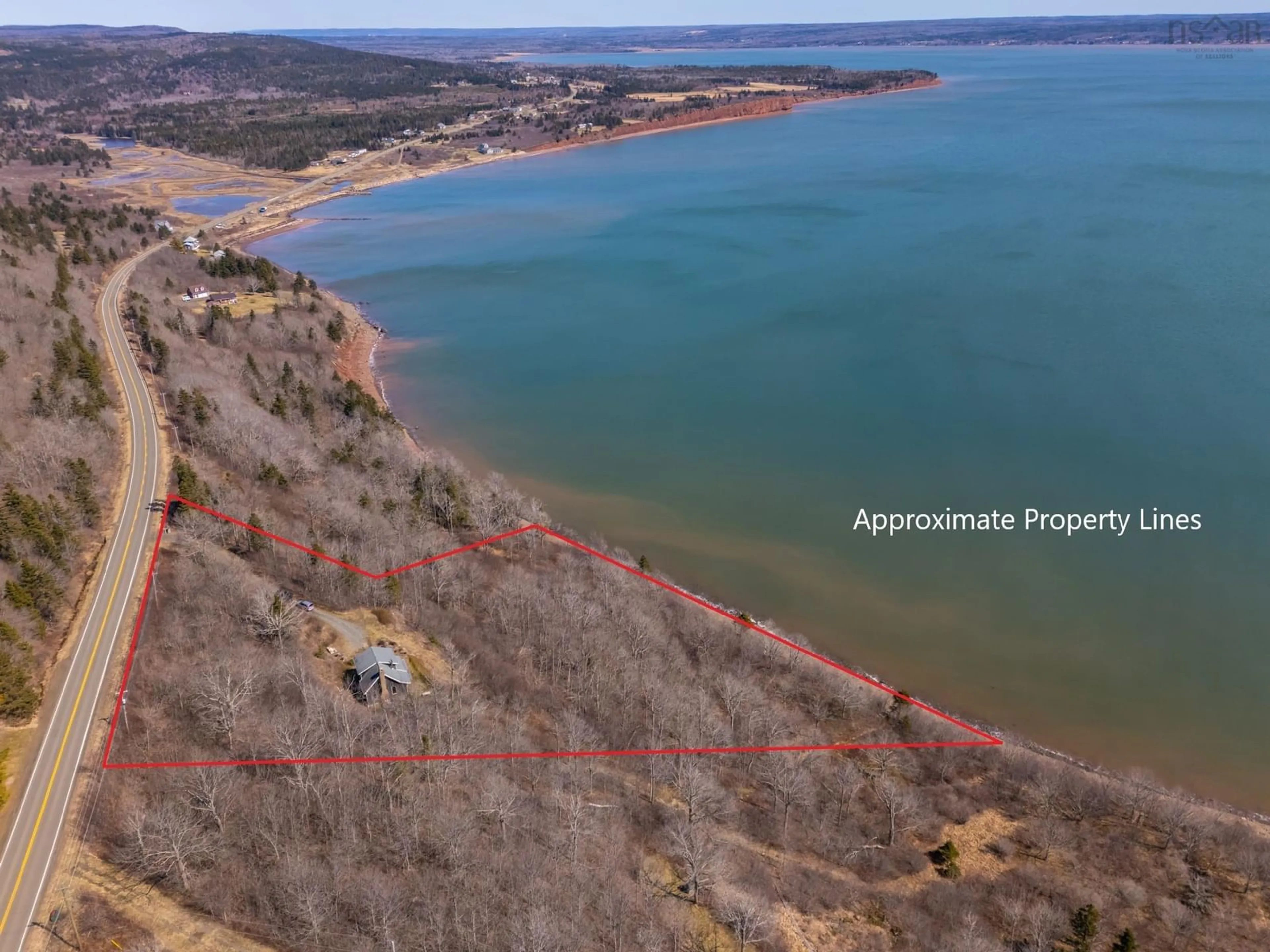 A pic from outside/outdoor area/front of a property/back of a property/a pic from drone, water/lake/river/ocean view for 9482 Highway 217, Waterford Nova Scotia B0V 1A0