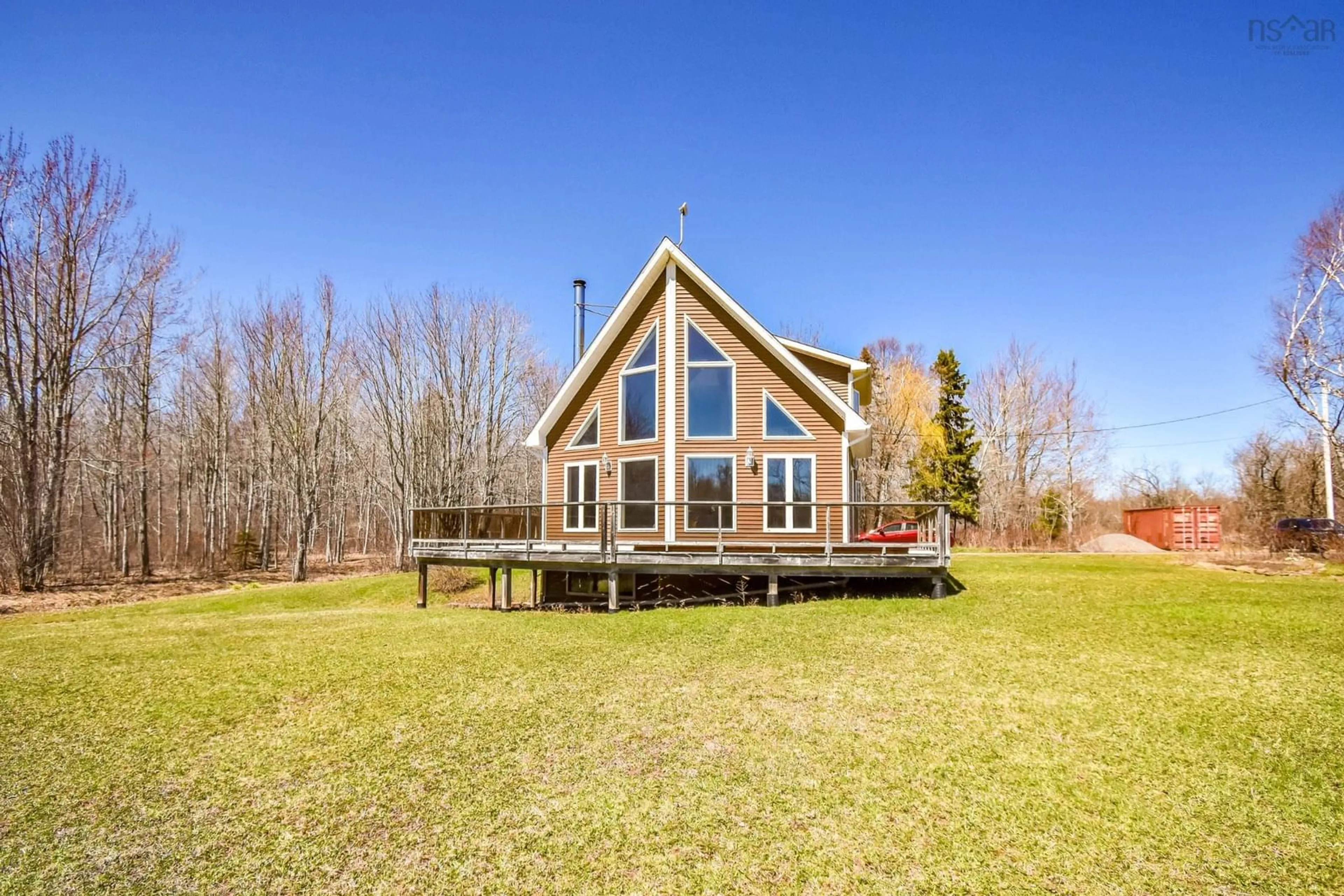A pic from outside/outdoor area/front of a property/back of a property/a pic from drone, water/lake/river/ocean view for 1893 Pugwash River Rd, Pugwash Nova Scotia B0K 1L0