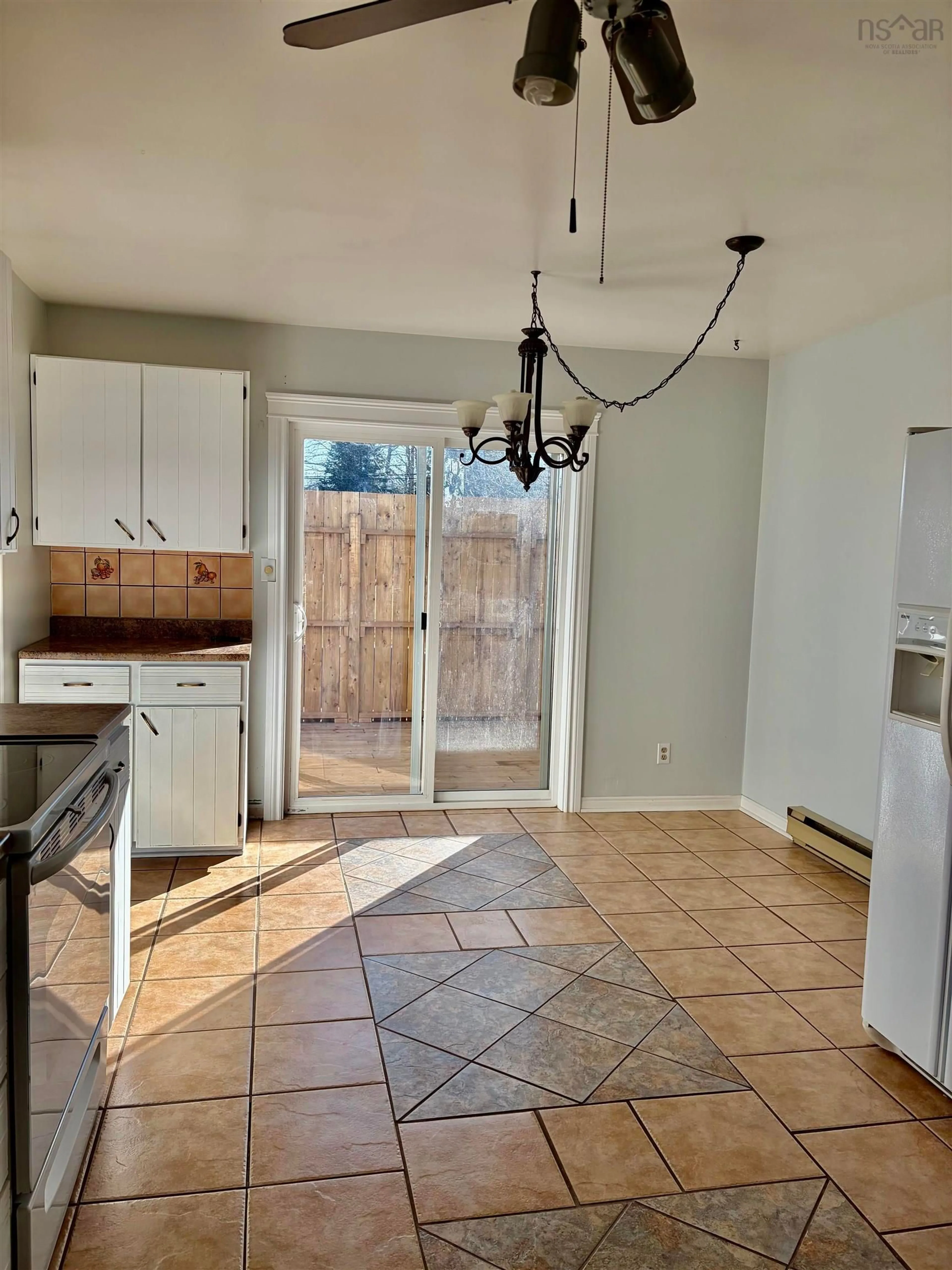 Open concept kitchen, ceramic/tile floor for 12 James St, Florence Nova Scotia B1Y 1J1