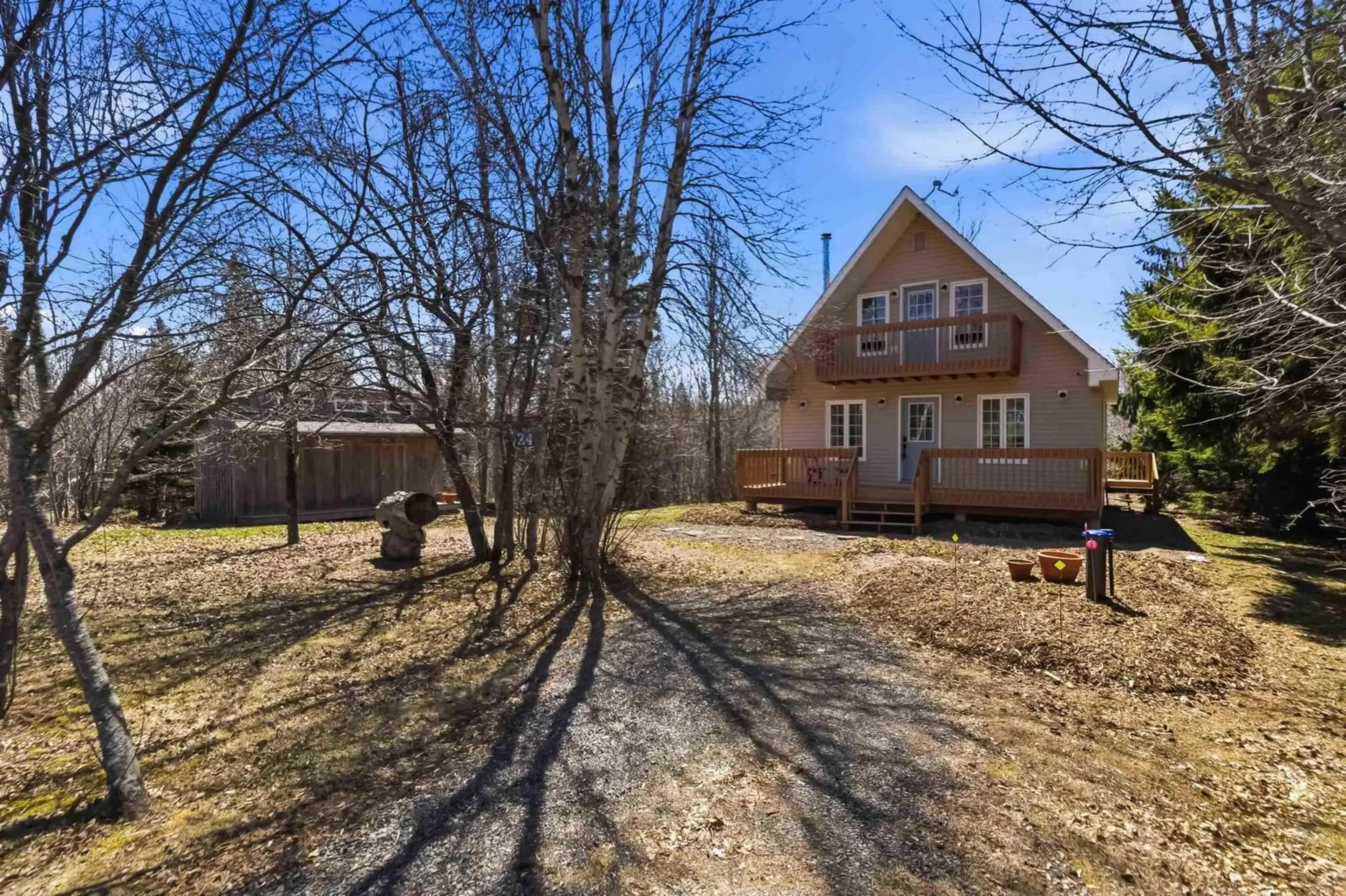 A pic from outside/outdoor area/front of a property/back of a property/a pic from drone, unknown for 24 Mitchell Island Loop, Linden Nova Scotia B0K 1K0