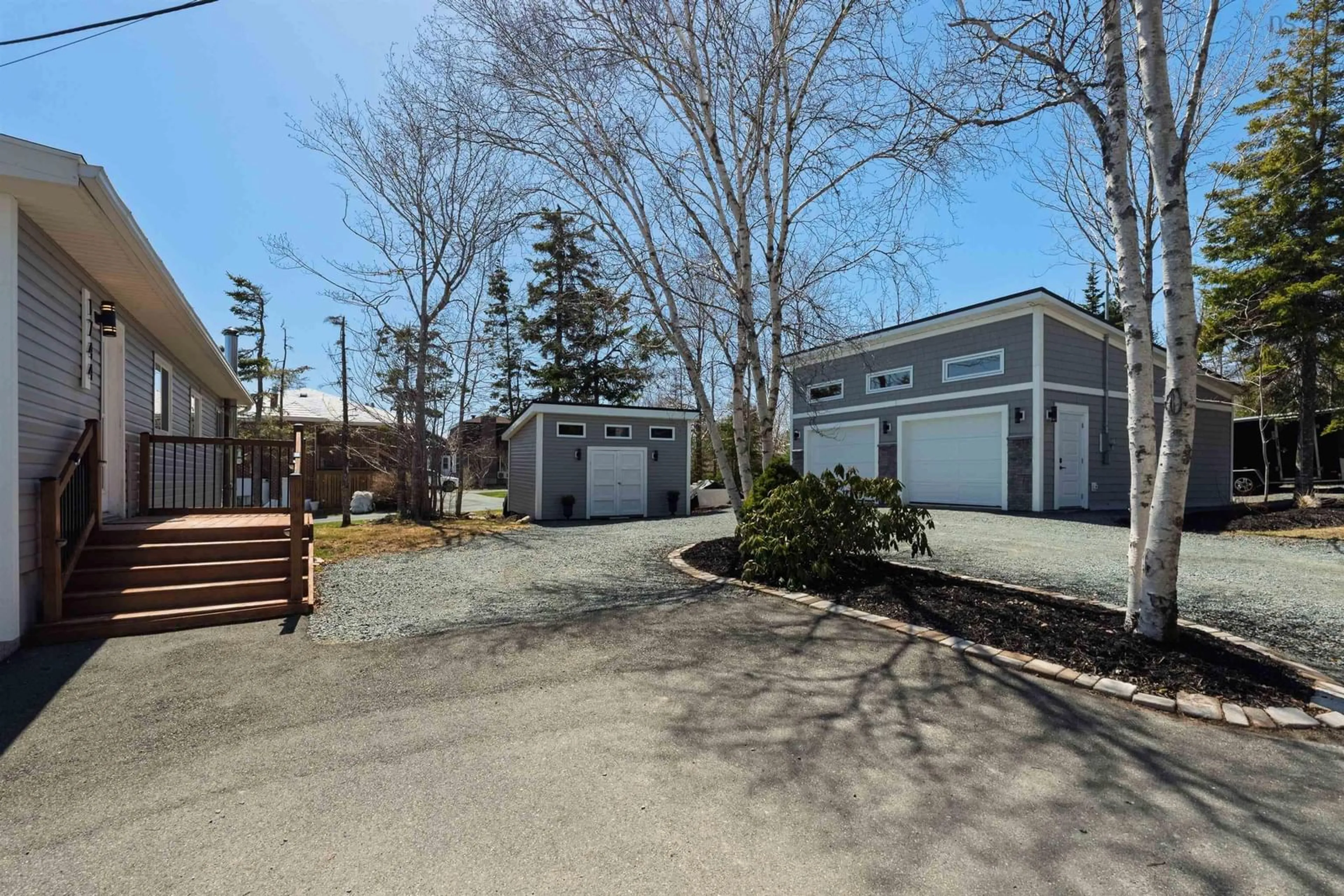 A pic from outside/outdoor area/front of a property/back of a property/a pic from drone, street for 1744 Crowell Rd, East Lawrencetown Nova Scotia B2Z 1N7