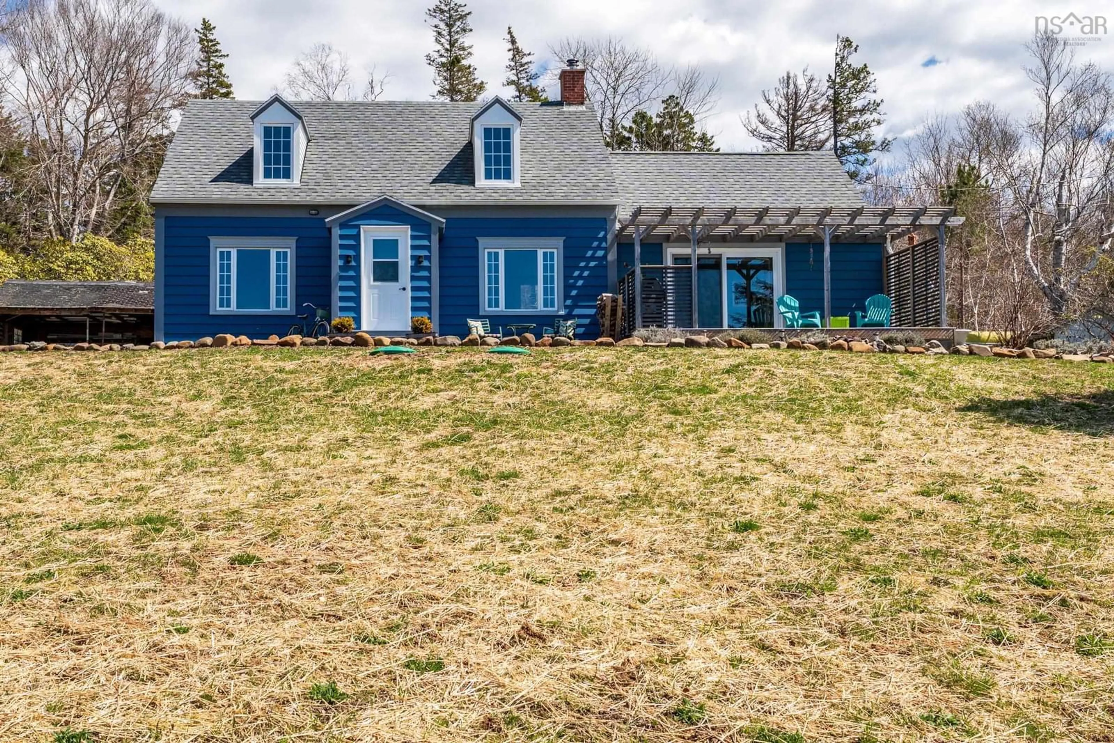 A pic from outside/outdoor area/front of a property/back of a property/a pic from drone, street for 84 Old Post Rd, Clementsport Nova Scotia B0S 1E0