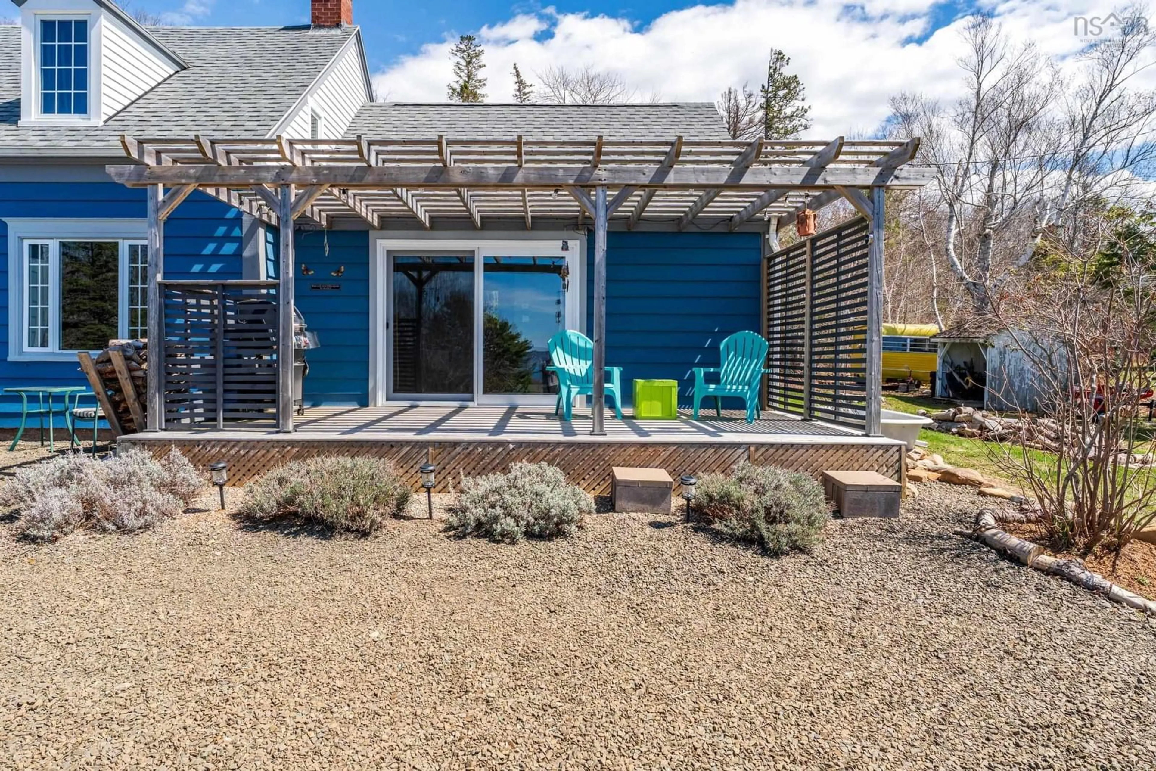 Patio, street for 84 Old Post Rd, Clementsport Nova Scotia B0S 1E0