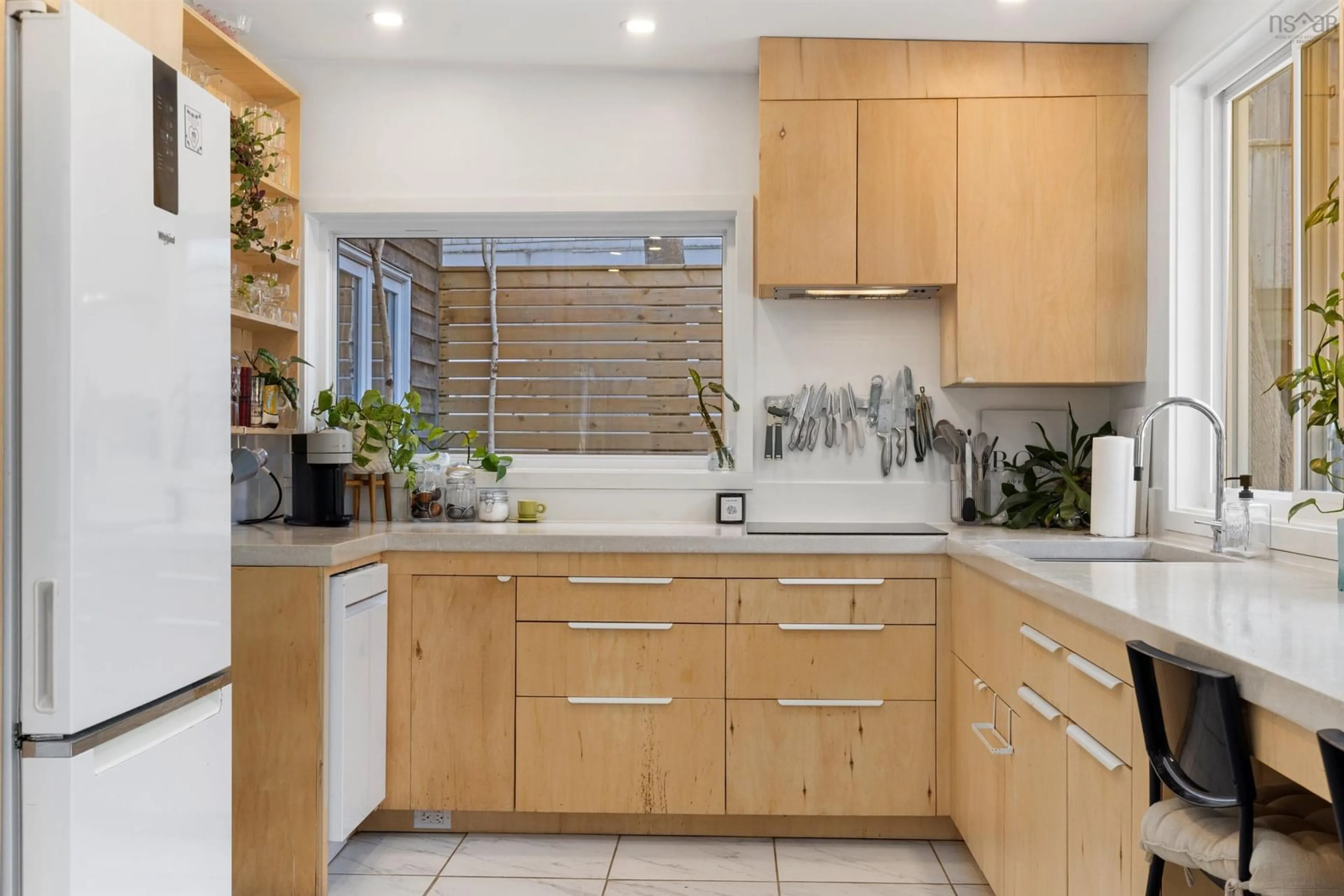 Contemporary kitchen, ceramic/tile floor for 3166 Purcells Cove Rd, Halifax Nova Scotia B3P 2G5