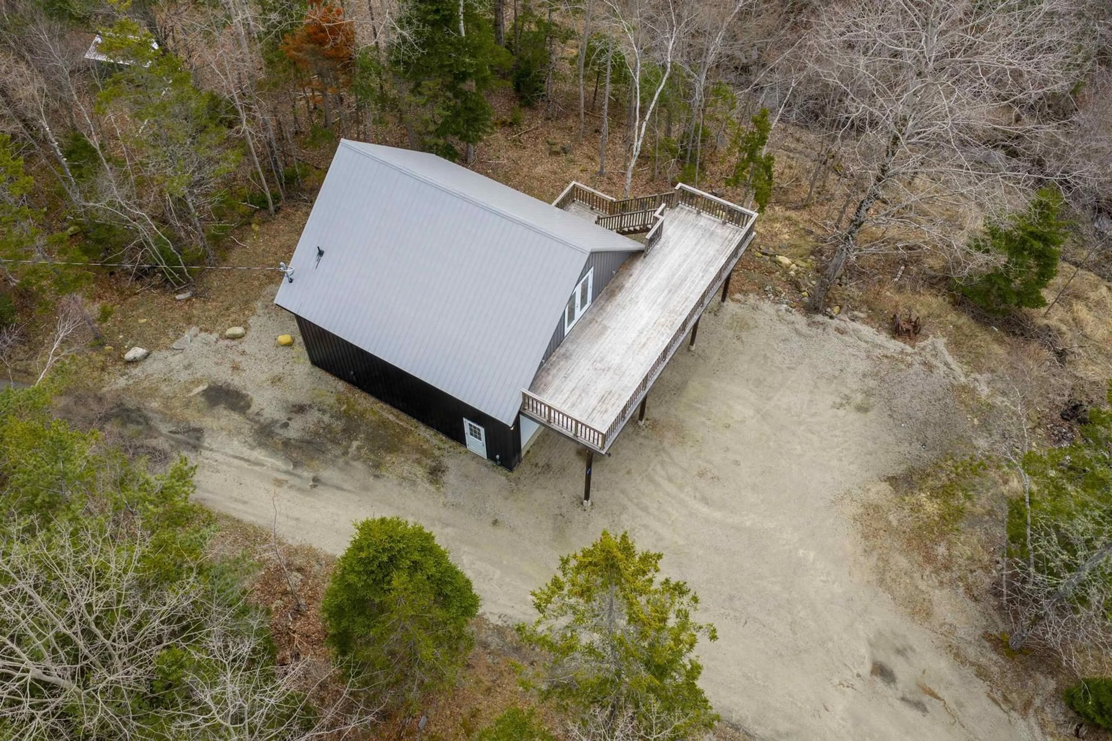 A pic from outside/outdoor area/front of a property/back of a property/a pic from drone, building for 27 Pig Loop Rd, Chester Nova Scotia B0J 1J0