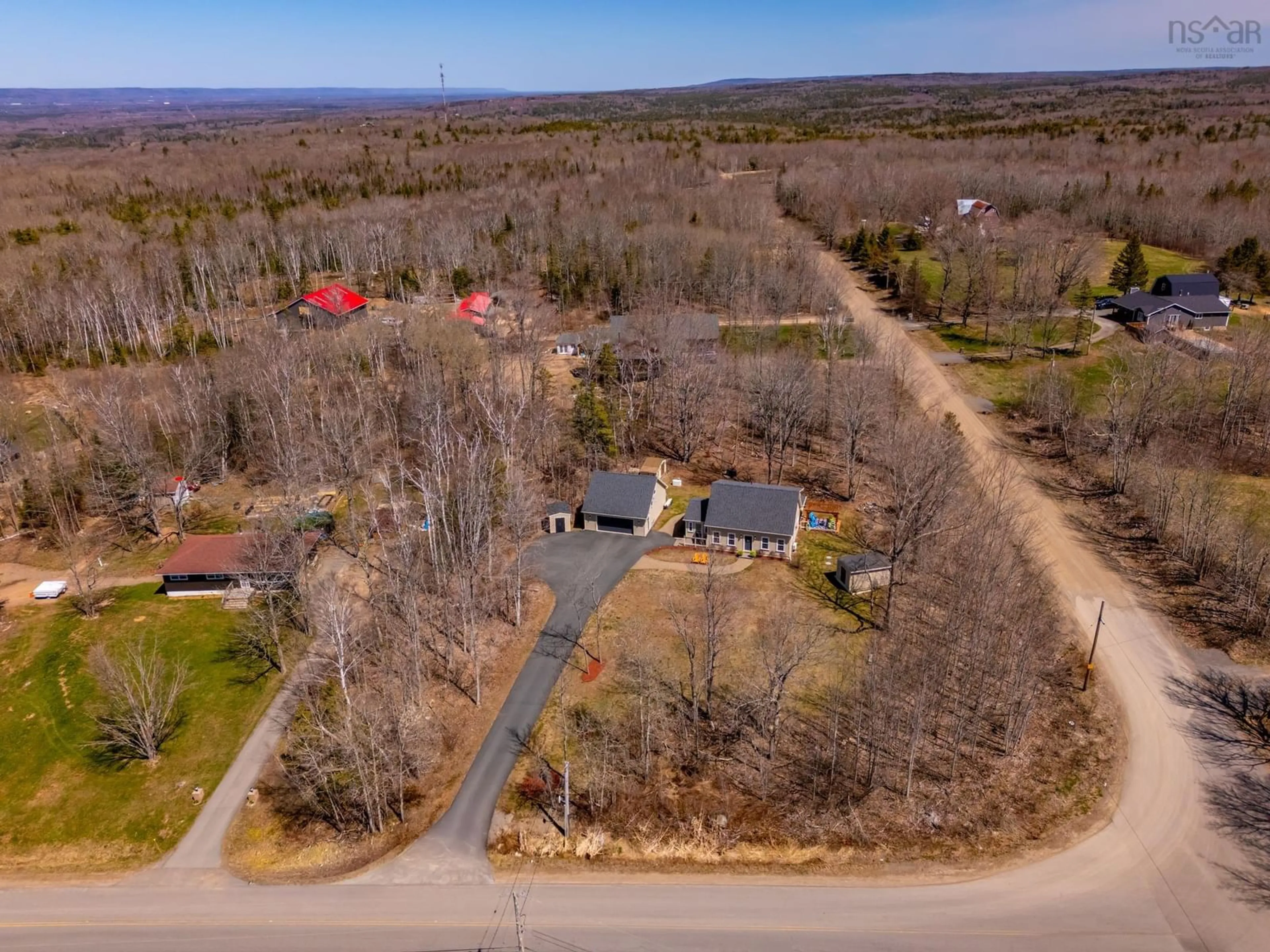A pic from outside/outdoor area/front of a property/back of a property/a pic from drone, unknown for 264 Tremont Mountain Rd, South Tremont Nova Scotia B0P 1R0