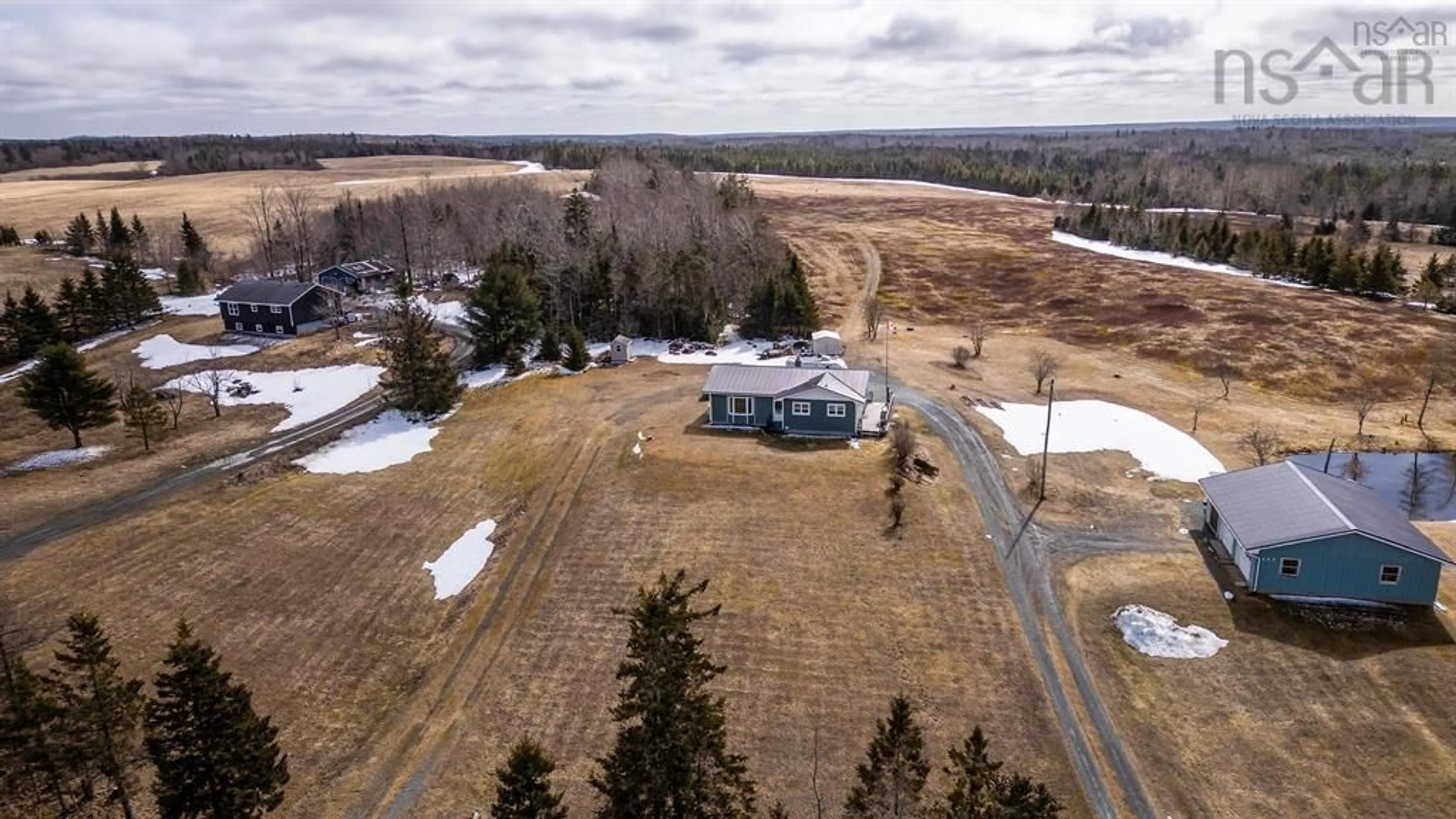A pic from outside/outdoor area/front of a property/back of a property/a pic from drone, unknown for 684 St Marys Rd, Chaplin Nova Scotia B0N 2M0