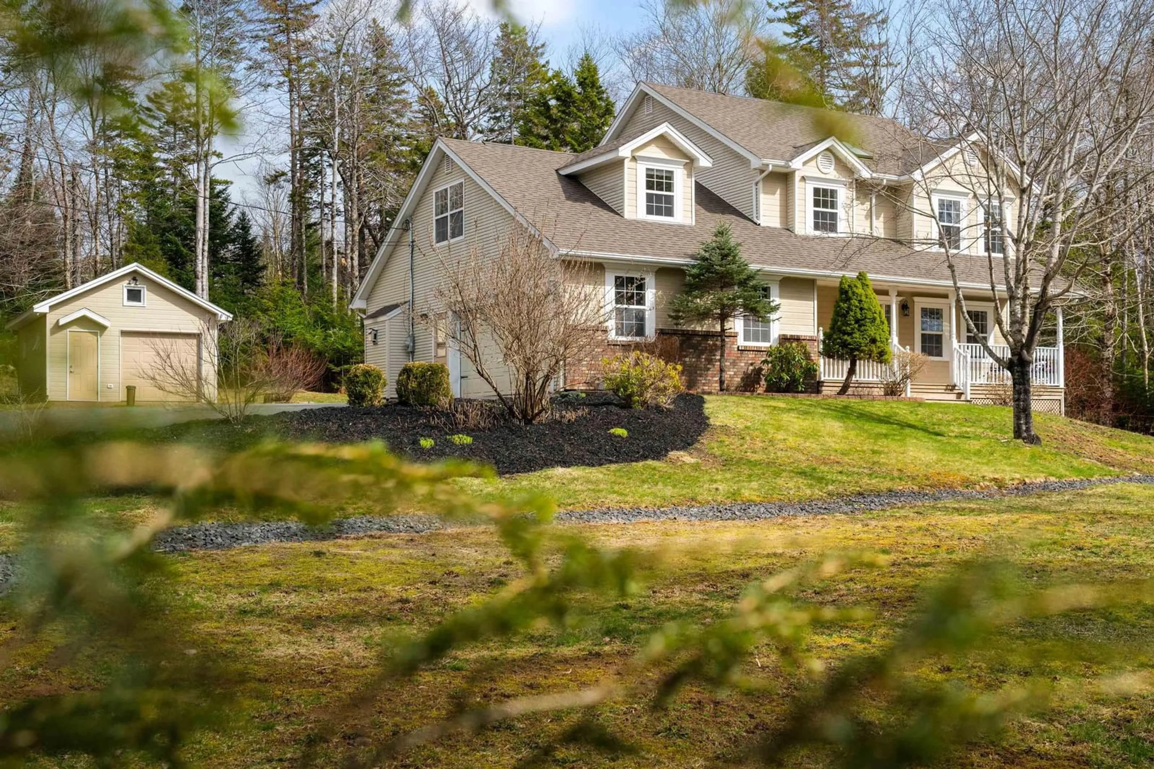 Home with vinyl exterior material, street for 115 Glen Arbour Way, Hammonds Plains Nova Scotia B4B 1T4