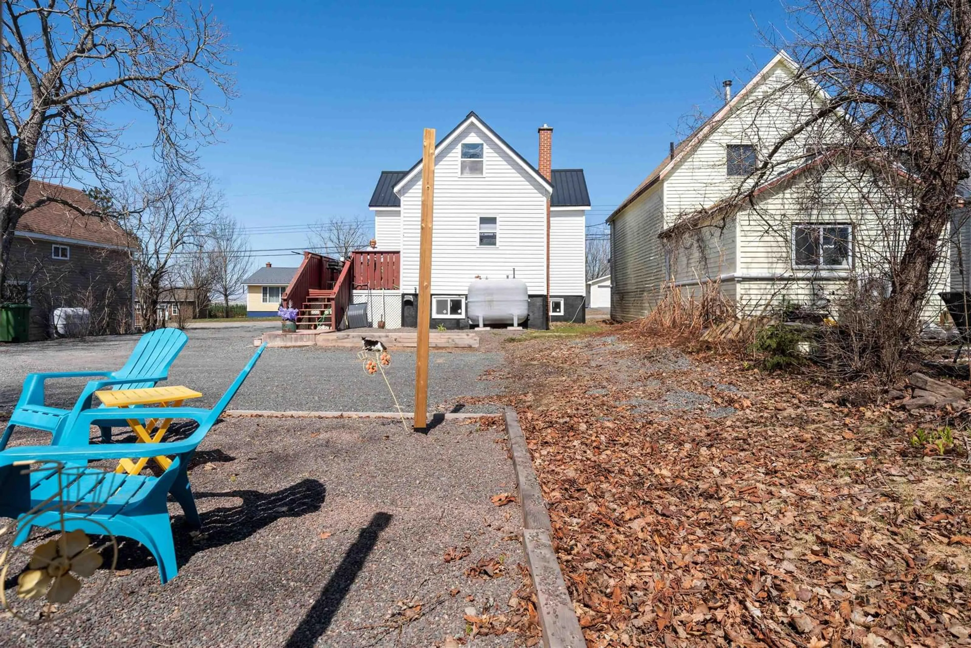 A pic from outside/outdoor area/front of a property/back of a property/a pic from drone, street for 1927 Drummond Rd, Westville Nova Scotia B0K 2A0