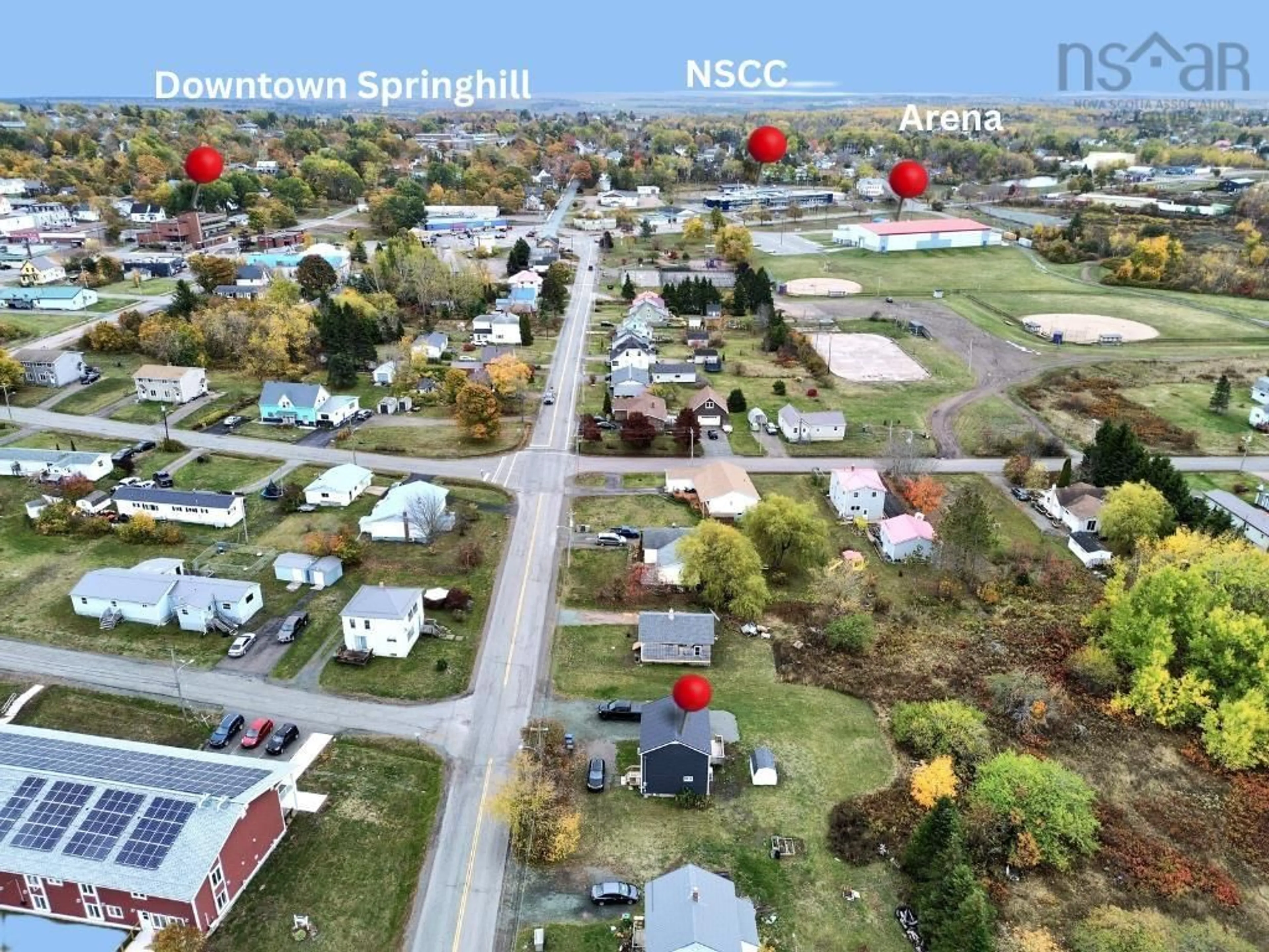 A pic from outside/outdoor area/front of a property/back of a property/a pic from drone, street for 46 Lisgar St, Springhill Nova Scotia B0M 1X0