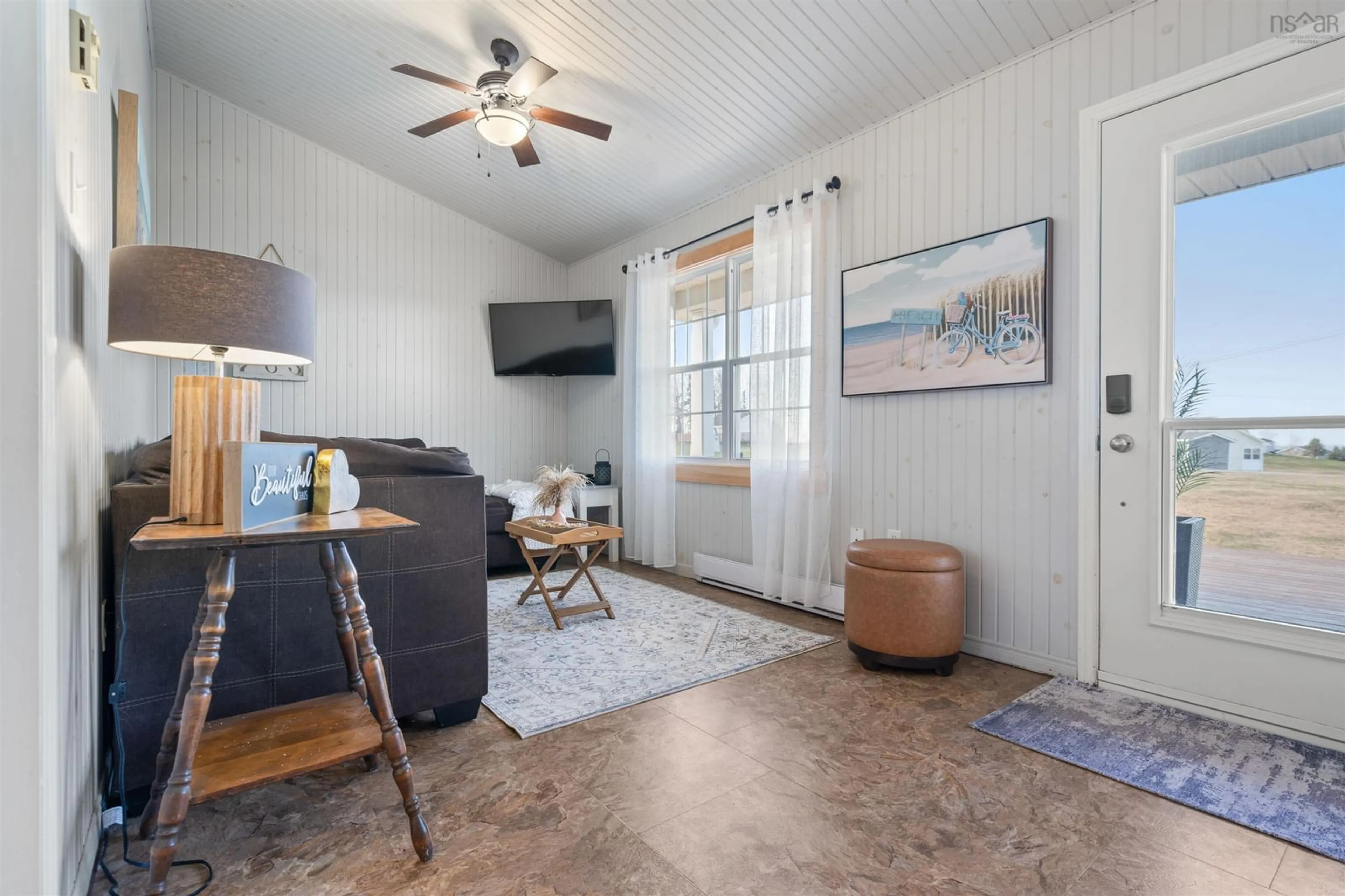 Living room with furniture, unknown for 29 Island View Cres, Caribou River Nova Scotia B0K 1H0