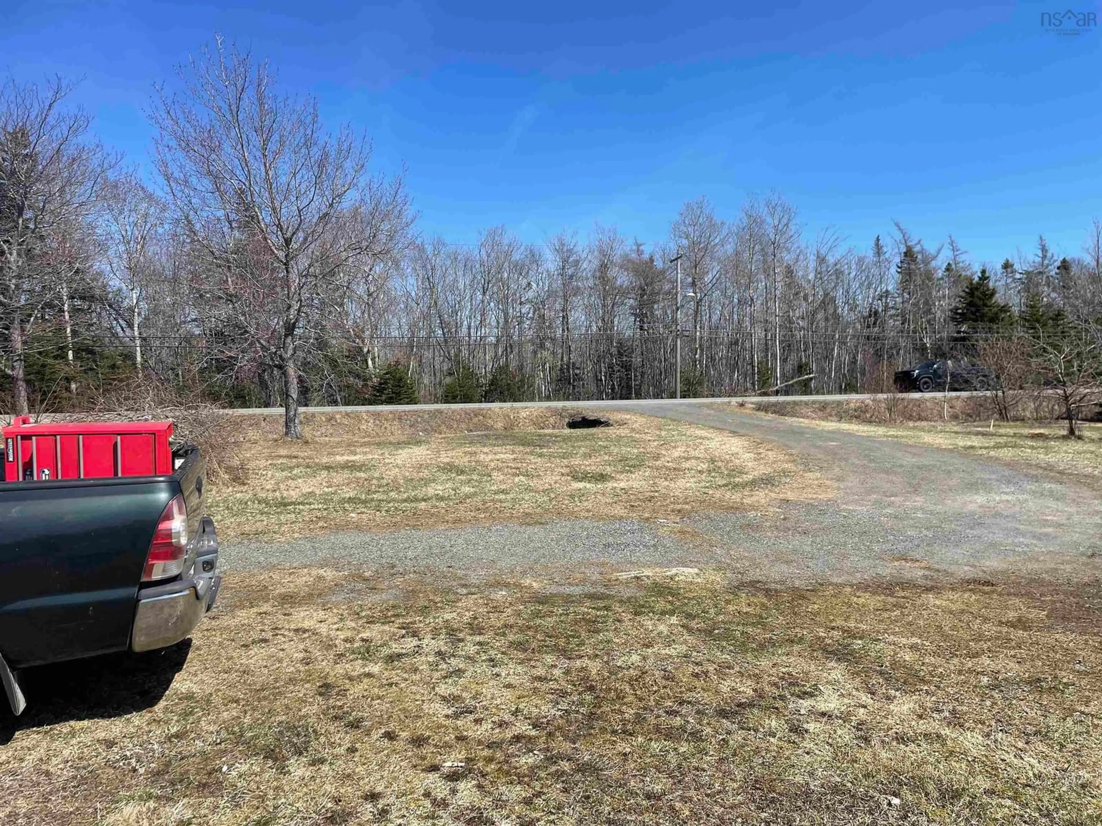 A pic from outside/outdoor area/front of a property/back of a property/a pic from drone, forest/trees view for 5508 Union Hwy, River Ryan Nova Scotia B1H 1B2